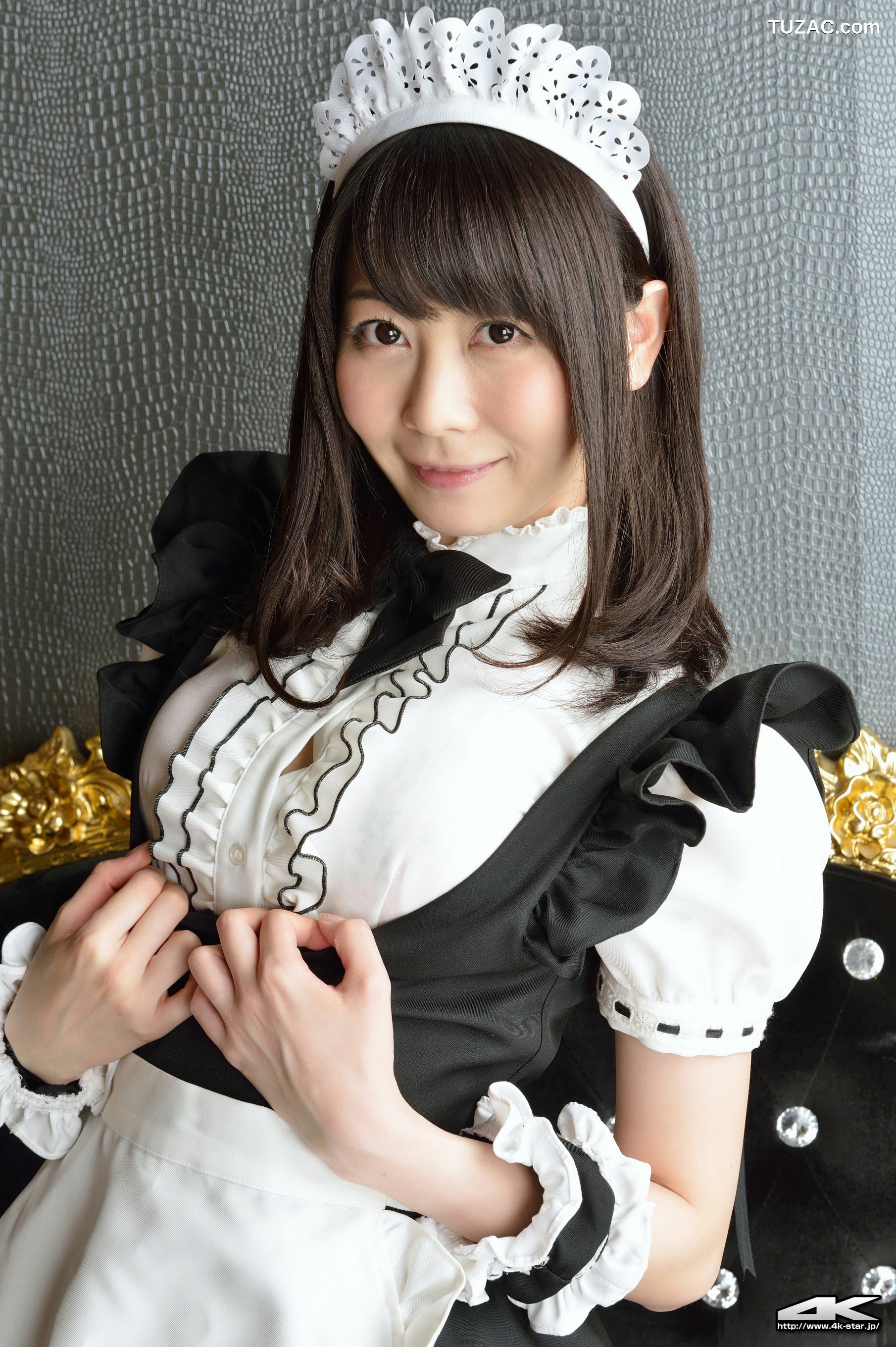 4K-STAR_ NO.00184 桜のどか Maid Costume 白丝女仆 写真集[70P]