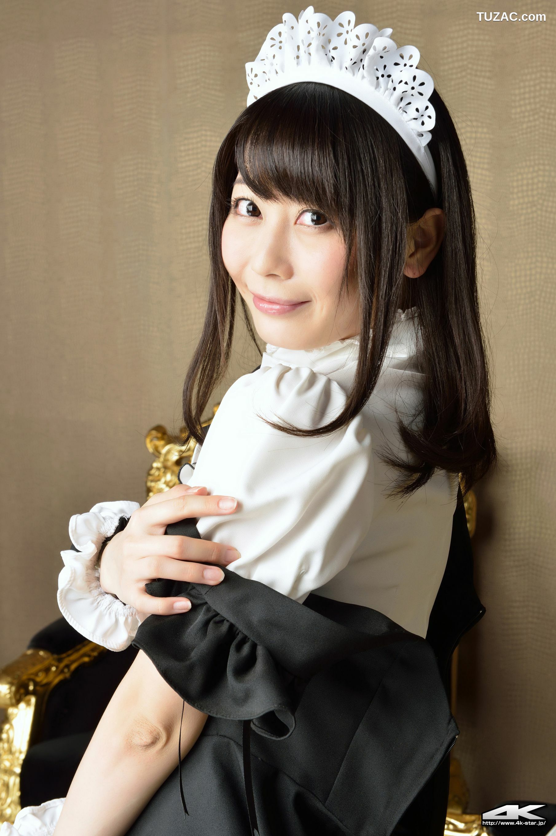 4K-STAR_ NO.00184 桜のどか Maid Costume 白丝女仆 写真集[70P]