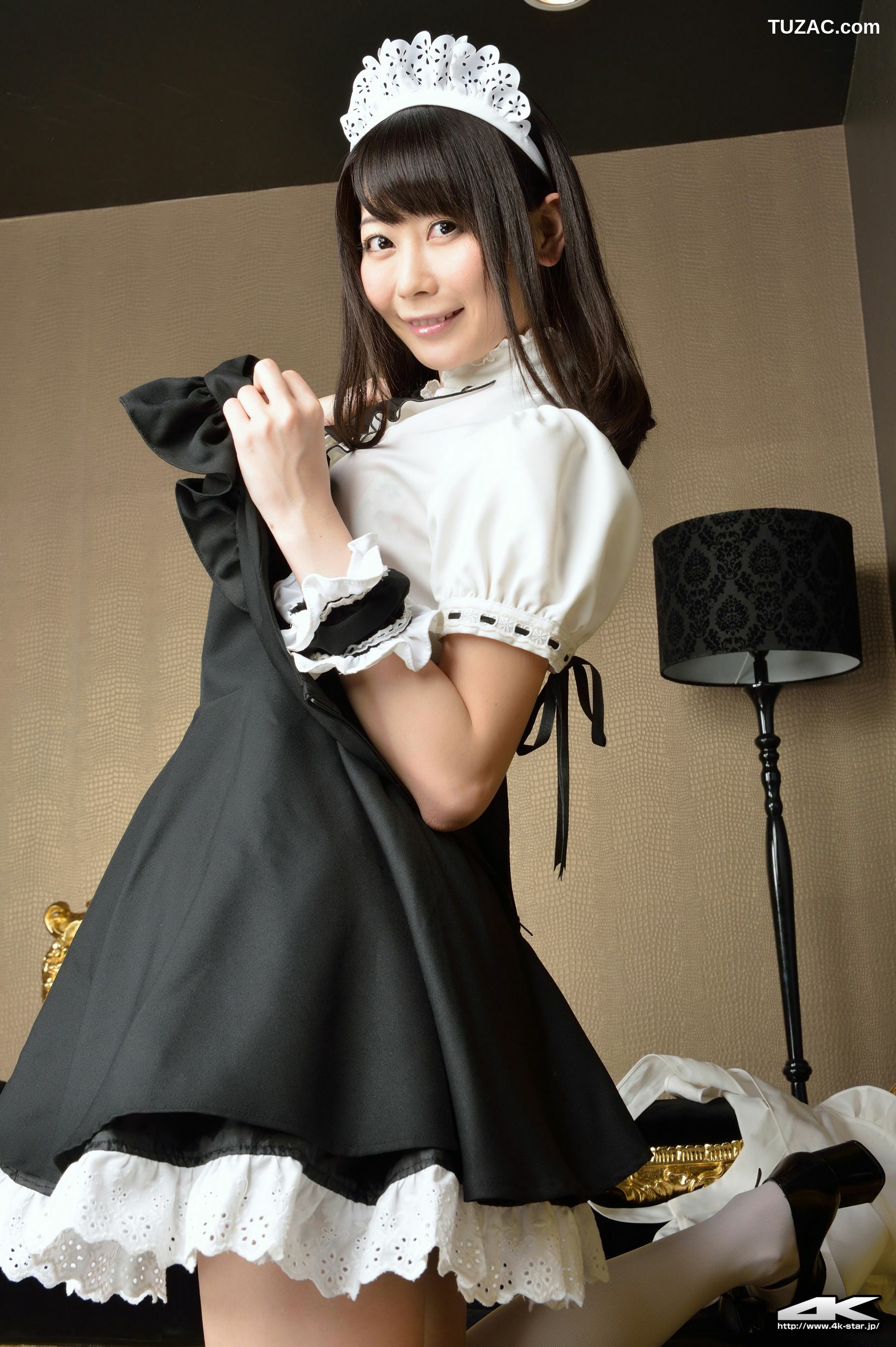 4K-STAR_ NO.00184 桜のどか Maid Costume 白丝女仆 写真集[70P]