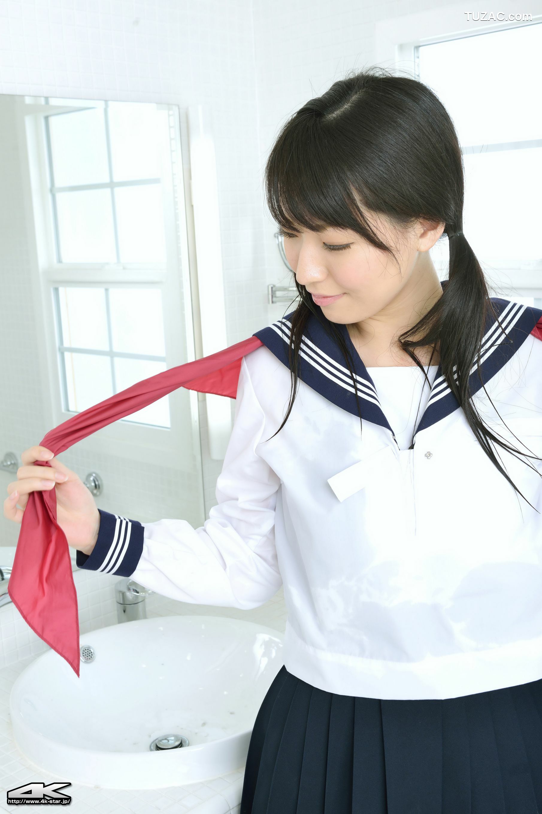 4K-STAR_ NO.00271 松下美保 「セーラー服」JK制服 写真集[95P]
