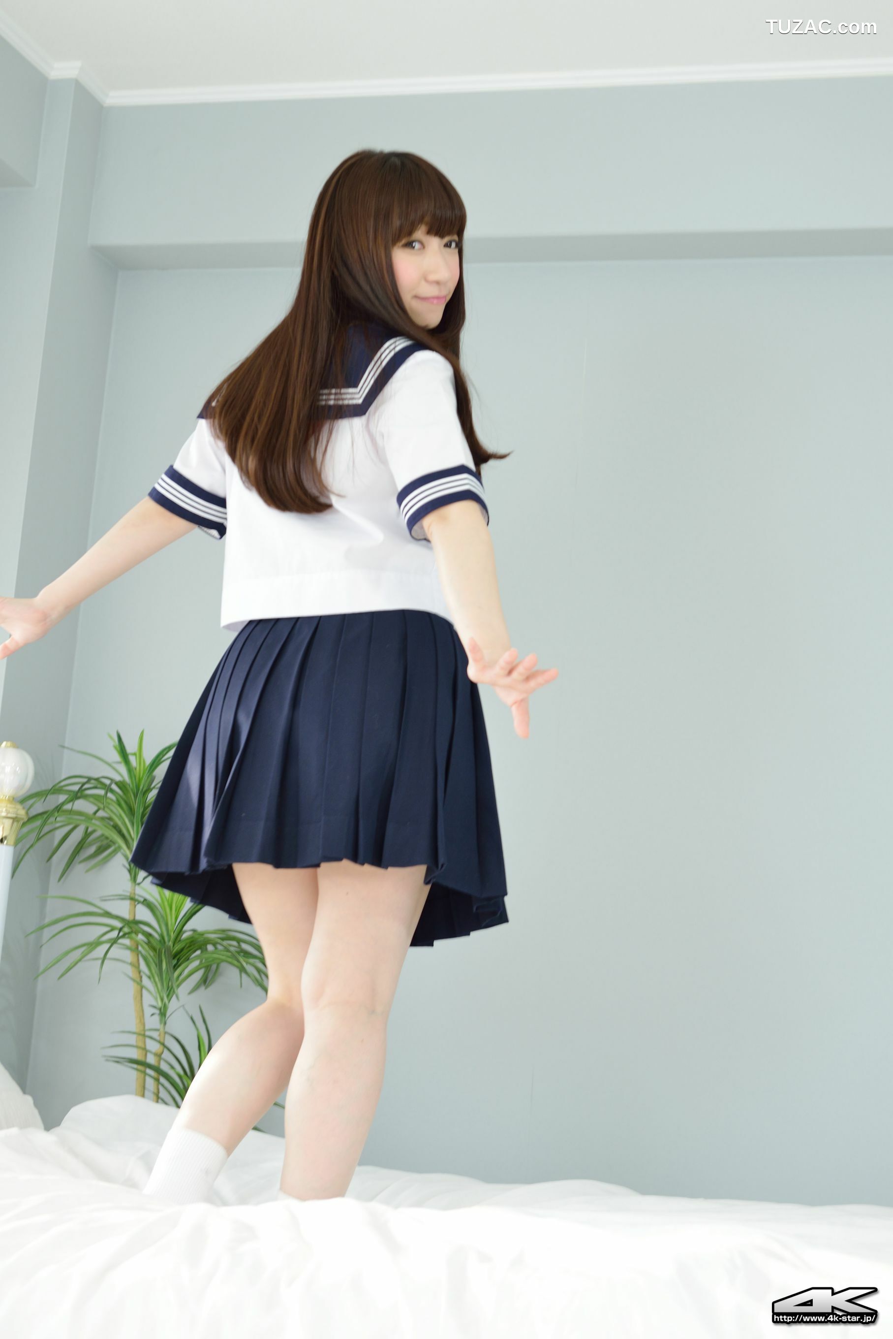 4K-STAR_ NO.00292 月城右紗 School Girl JK制服 写真集[84P]