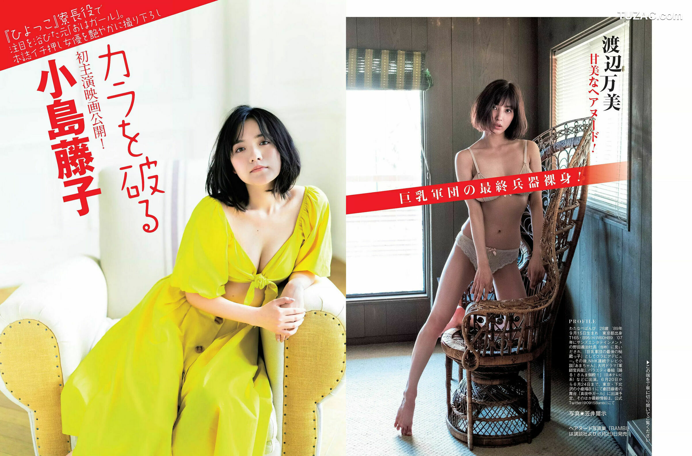 FLASH杂志写真_ 桃月なしこ 新川優愛 渡辺万美 小島藤子 仲村美海 2018.06.19 写真杂志[17P]