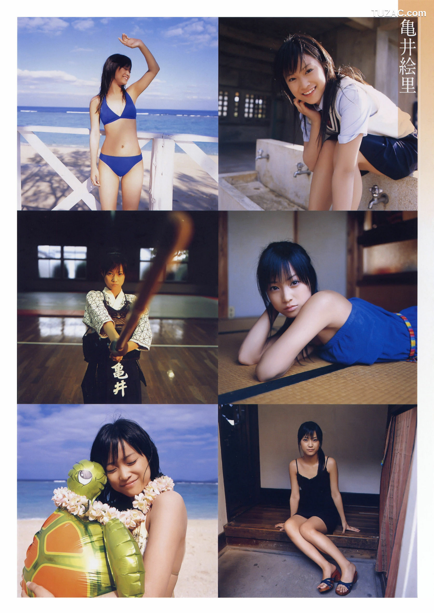 PB写真集_亀井絵里《Thanks》 写真集[65P]