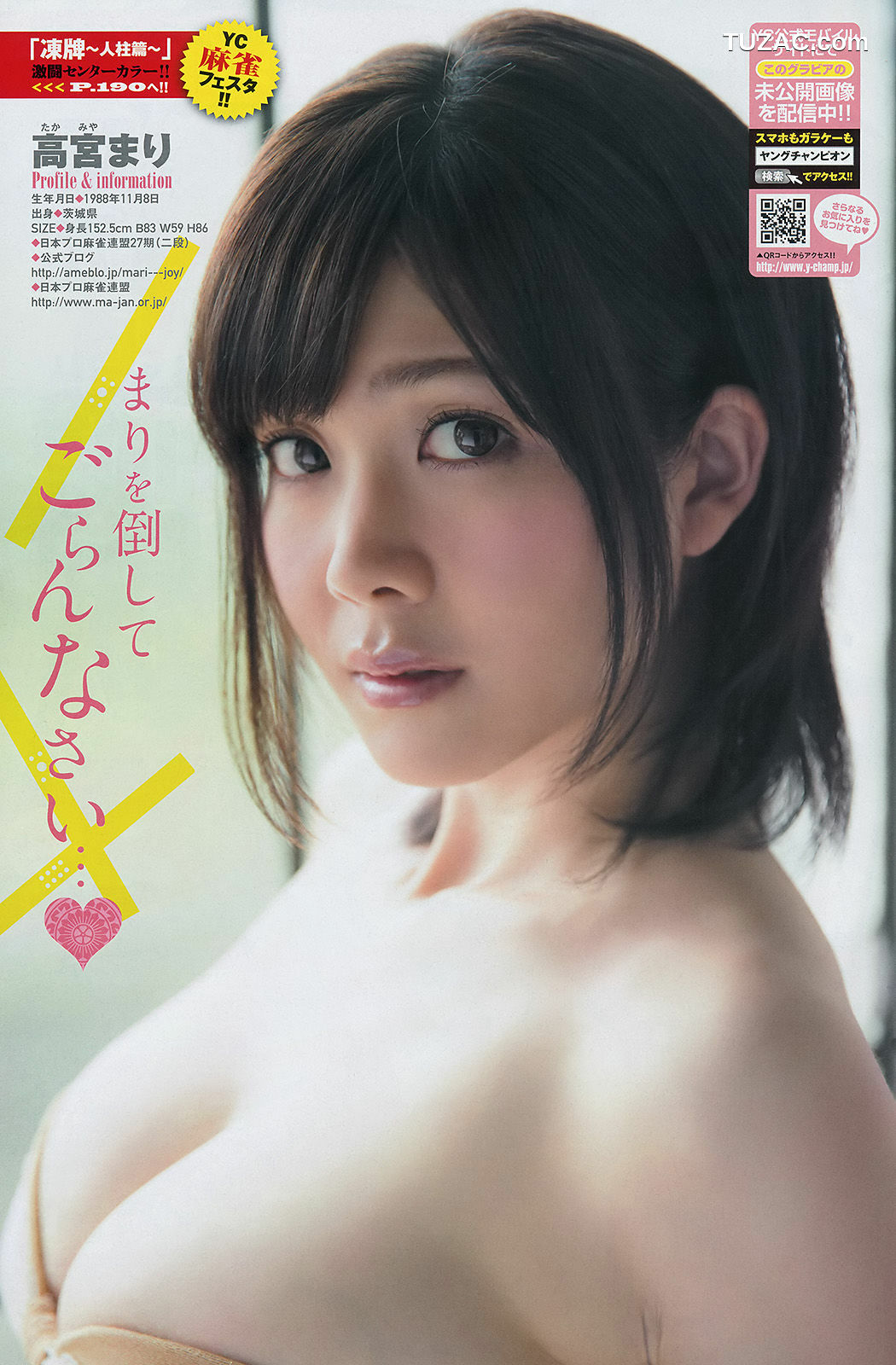 Young Champion杂志写真_ 柏木由紀 倉持明日香 高城亜樹 高宮まり 2014年No.15 写真杂志[15P]