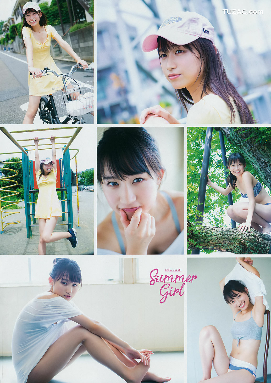 Young Gangan杂志写真_ 大原優乃 鈴木えりか 美音咲月 2018年No.17 写真杂志[19P]