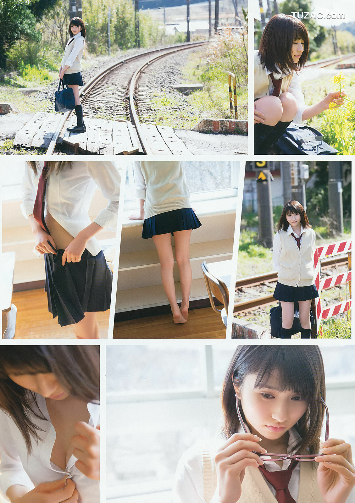 Young Gangan杂志写真_ 大場美奈 莉音 2016年No.08 写真杂志[15P]