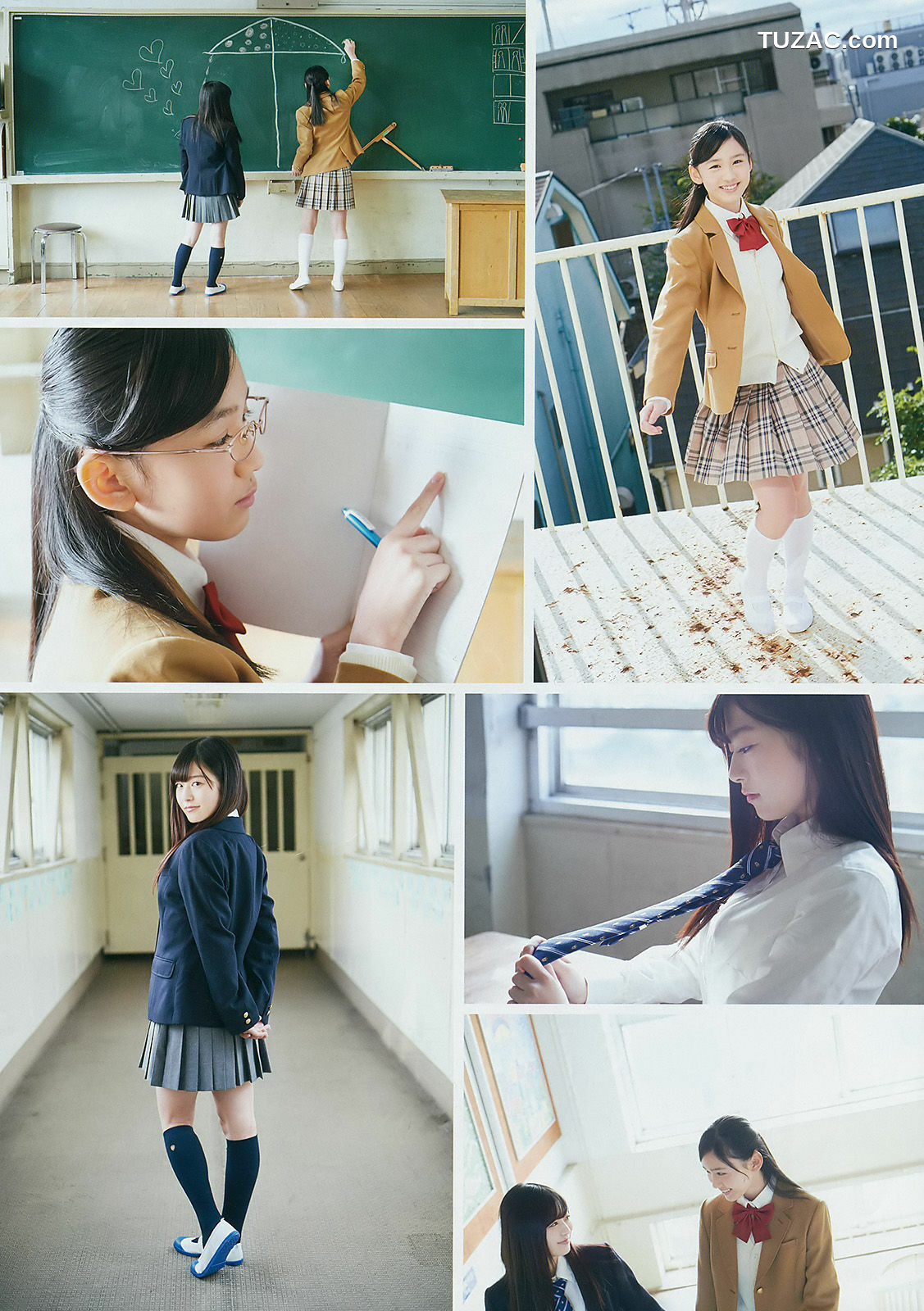 Young Gangan杂志写真_ 朝長美桜 月足天音 荒巻美咲 2017年No.03 写真杂志[30P]