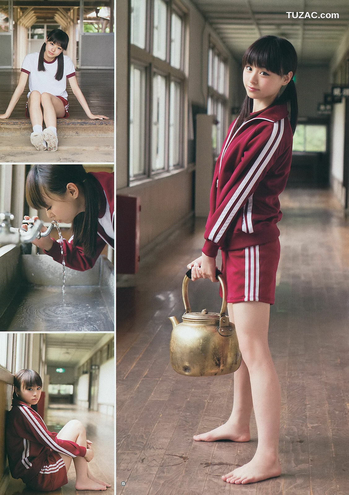 Young Gangan杂志写真_ 柳ゆり菜 斎藤飛鳥 佐藤麗奈 清水あいり 2014年No.14 写真杂志[24P]