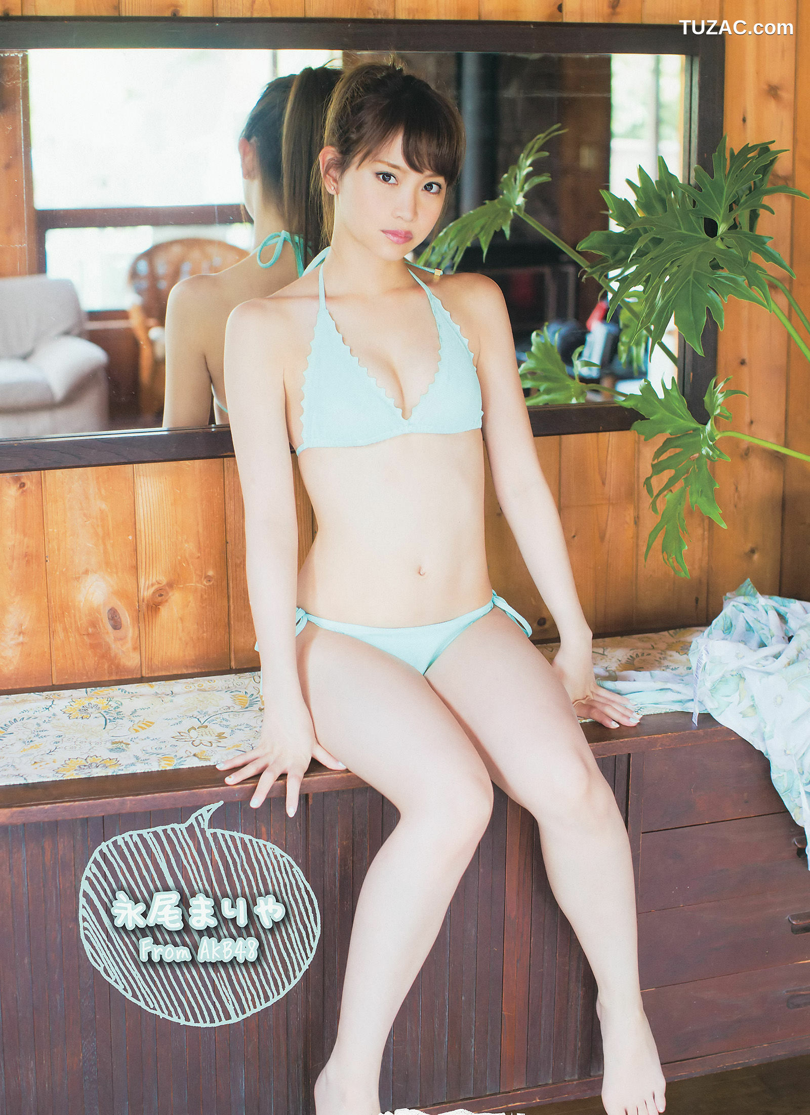 Young Gangan杂志写真_ 永尾まりや 荻野可鈴 東海林藍 2014年No.13 写真杂志[18P]