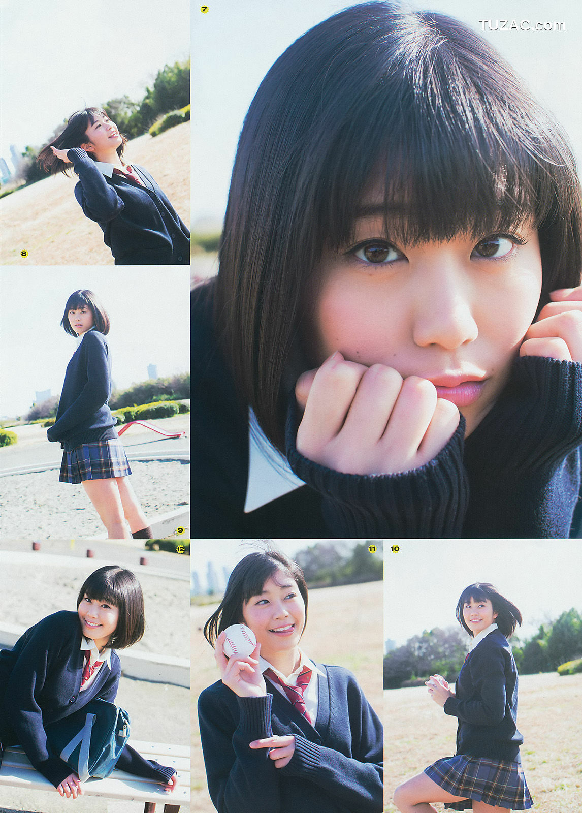 Young Gangan杂志写真_ 篠崎愛 加藤里保菜 吉本ほのか 稲村亜美 2014年No.06 写真杂志[23P]