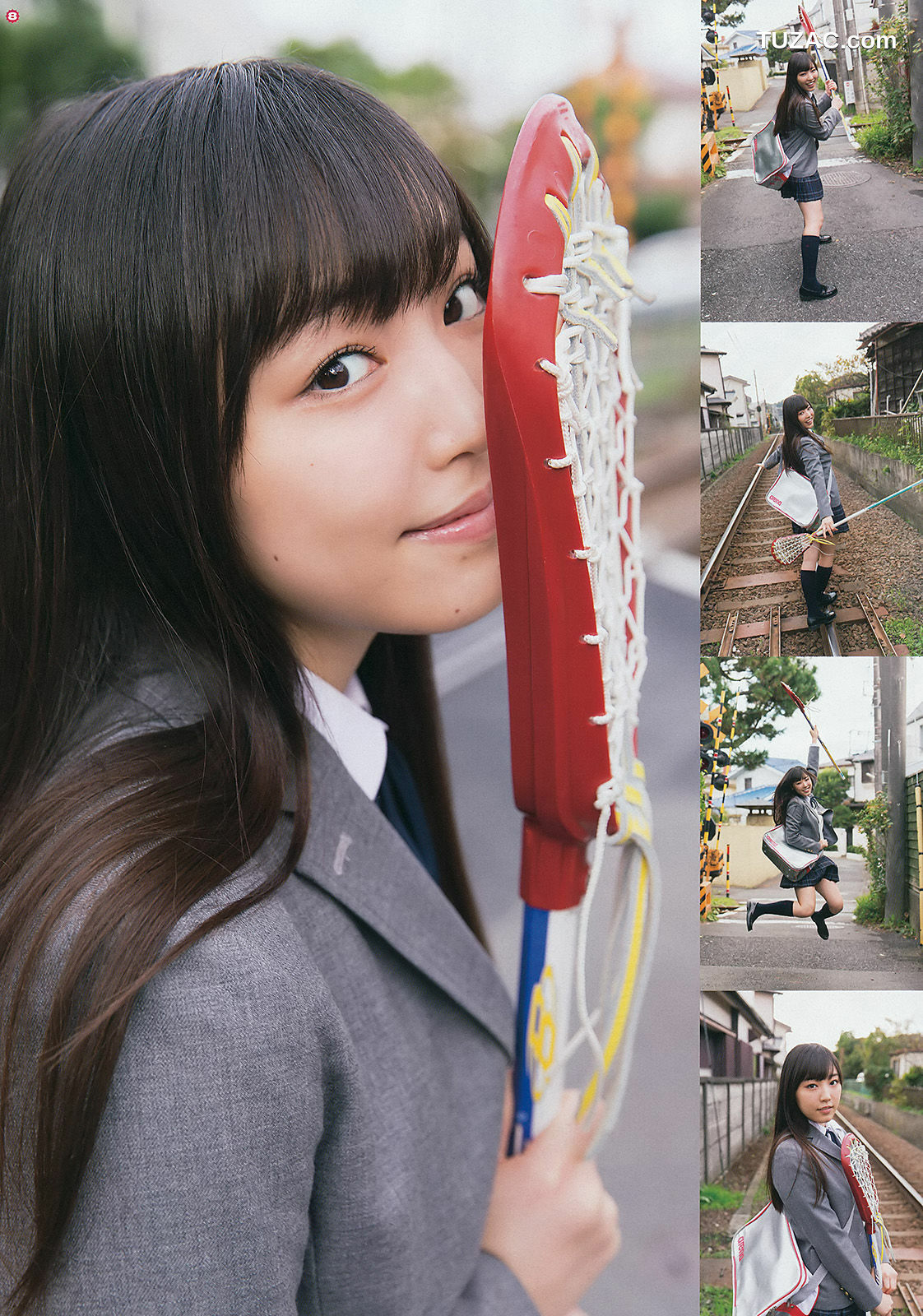 Young Gangan杂志写真_ 譜久村聖 上西星来 2014年No.24 写真杂志[26P]