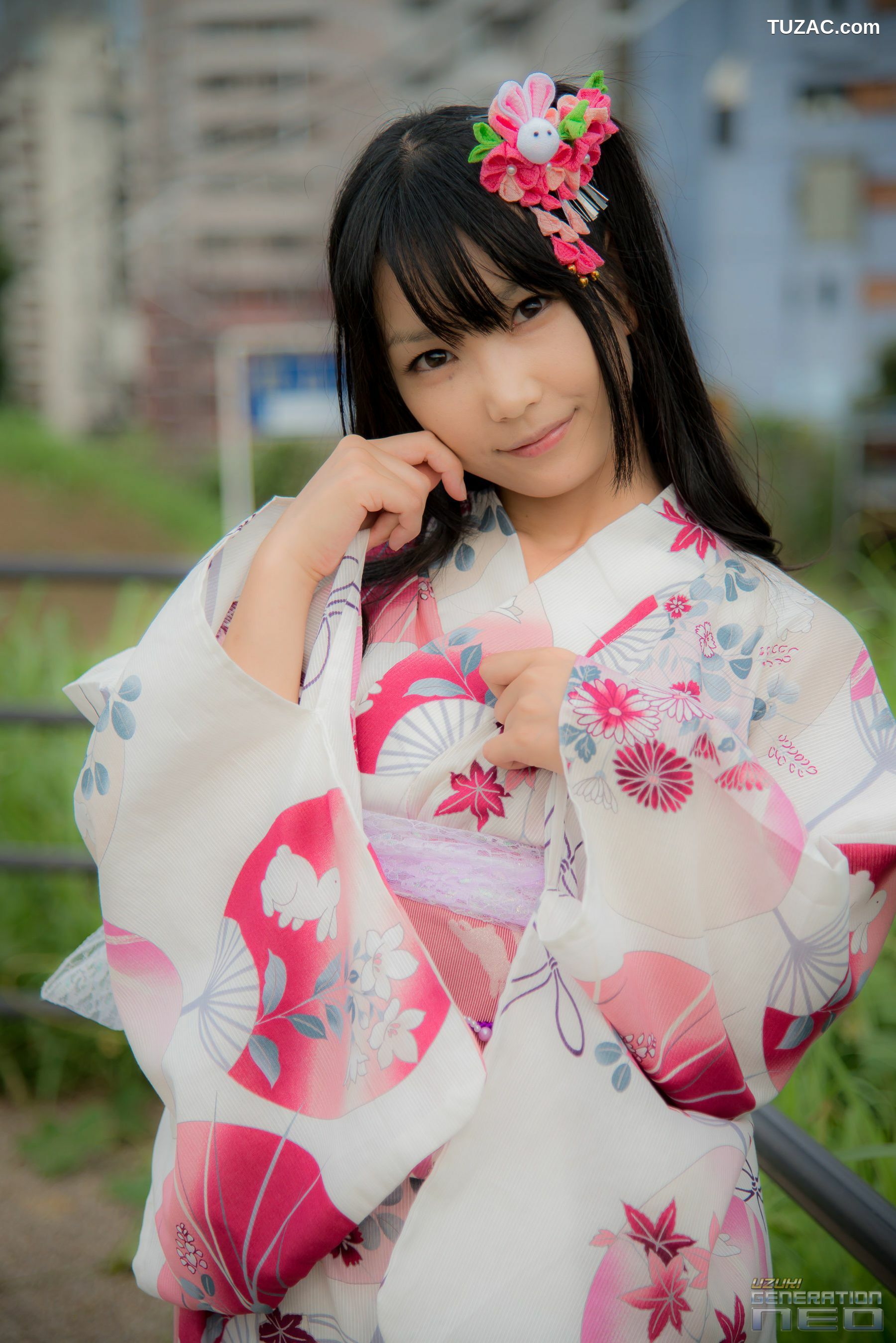 日本CosPlay_Lenfried《Idolmaster》Shimamura Uzuki(島村卯月) 写真集[100P]