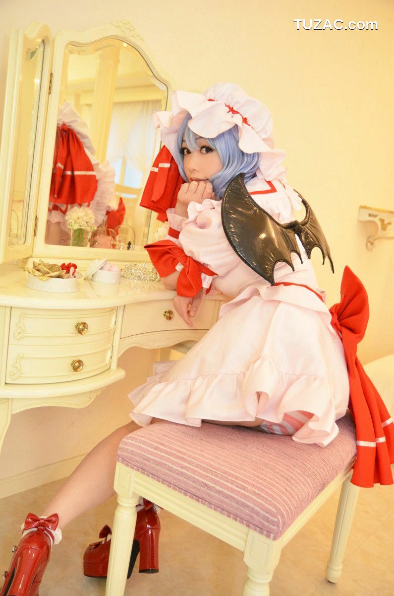 日本CosPlay_Shizuku(しずく) 《東方Project》Remilia Scarlet 写真集[80P]