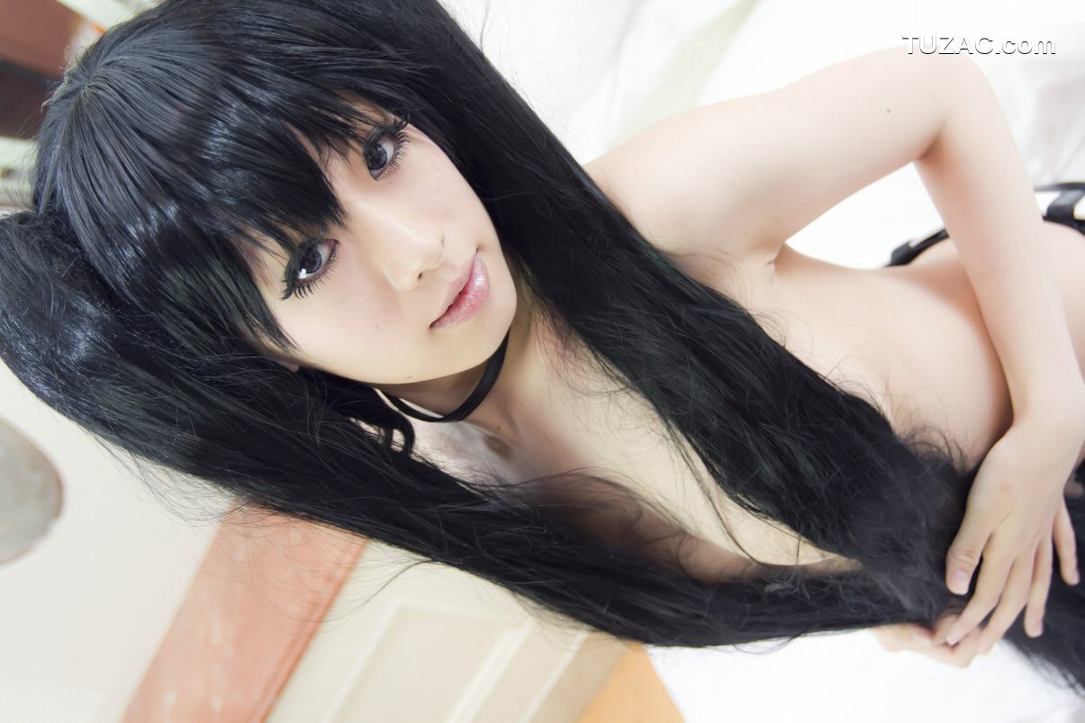 日本CosPlay_あらい夜魅《BLACK★ROCK SHOOTER》-黑衣麻陶・里(黑岩射手／黑初音) 写真集