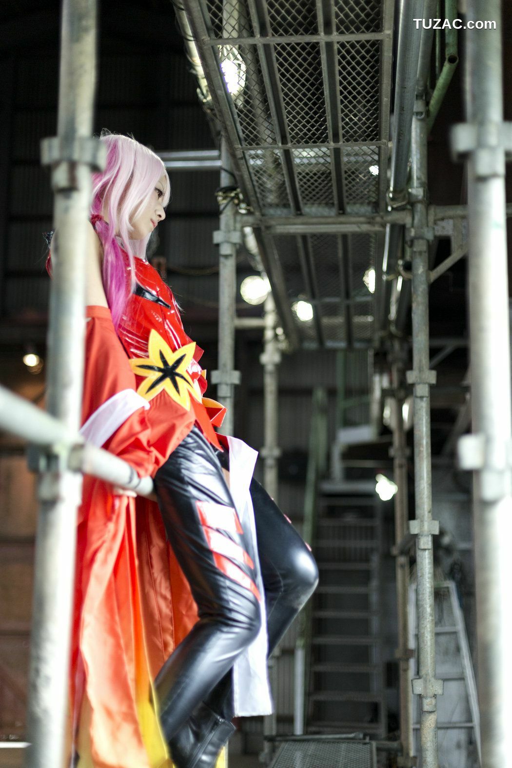 日本CosPlay_うさ吉 《Guilty Crown》Yuzuriha Inori 写真集[100P]