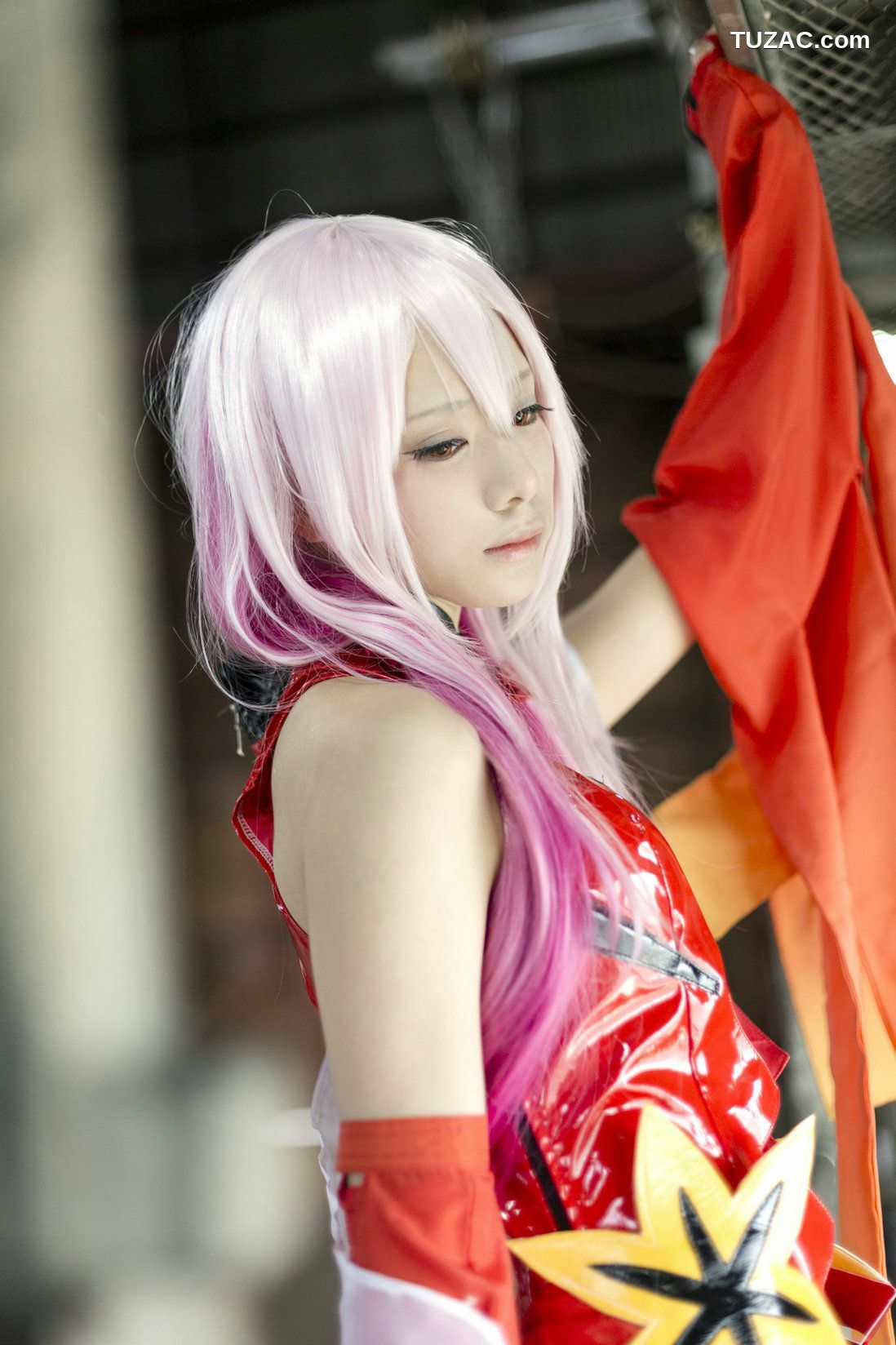 日本CosPlay_うさ吉 《Guilty Crown》Yuzuriha Inori 写真集[100P]