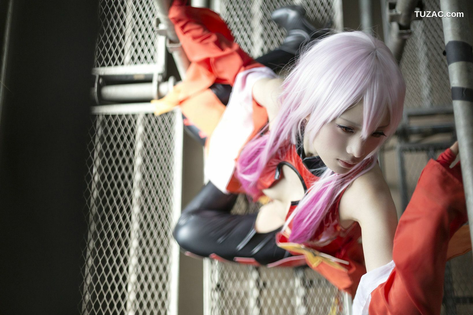 日本CosPlay_うさ吉 《Guilty Crown》Yuzuriha Inori 写真集[100P]