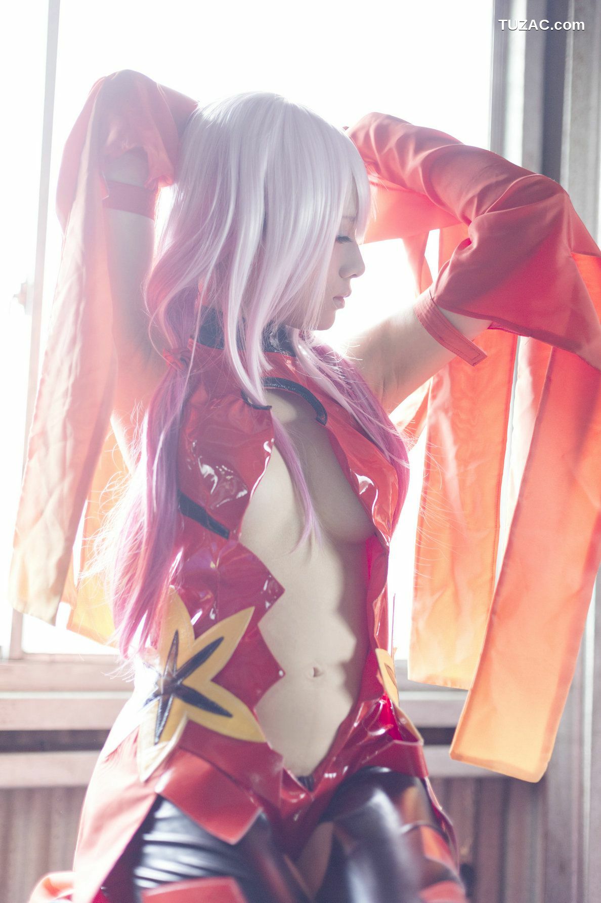 日本CosPlay_うさ吉 《Guilty Crown》Yuzuriha Inori 写真集[100P]