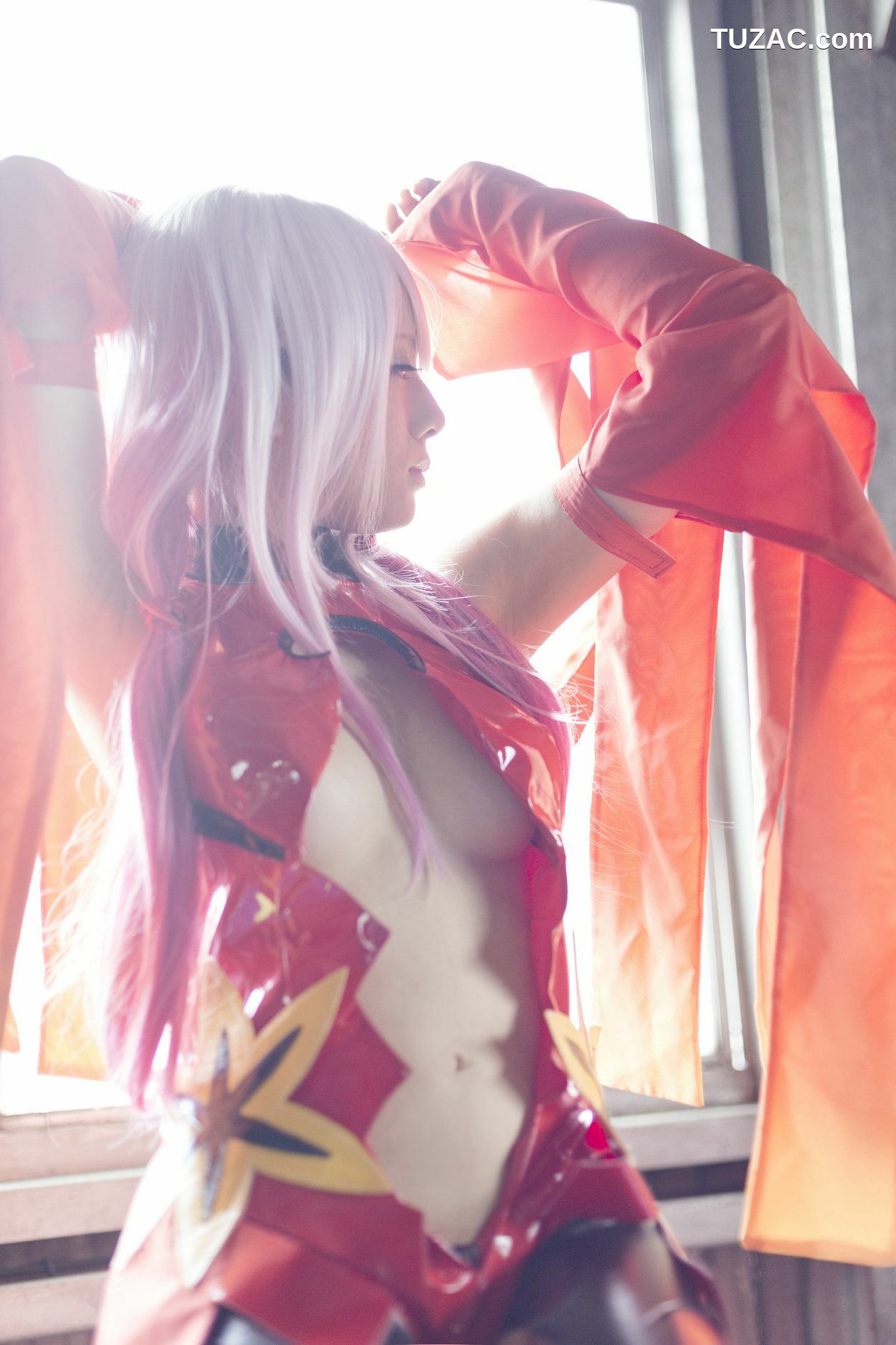 日本CosPlay_うさ吉 《Guilty Crown》Yuzuriha Inori 写真集[100P]