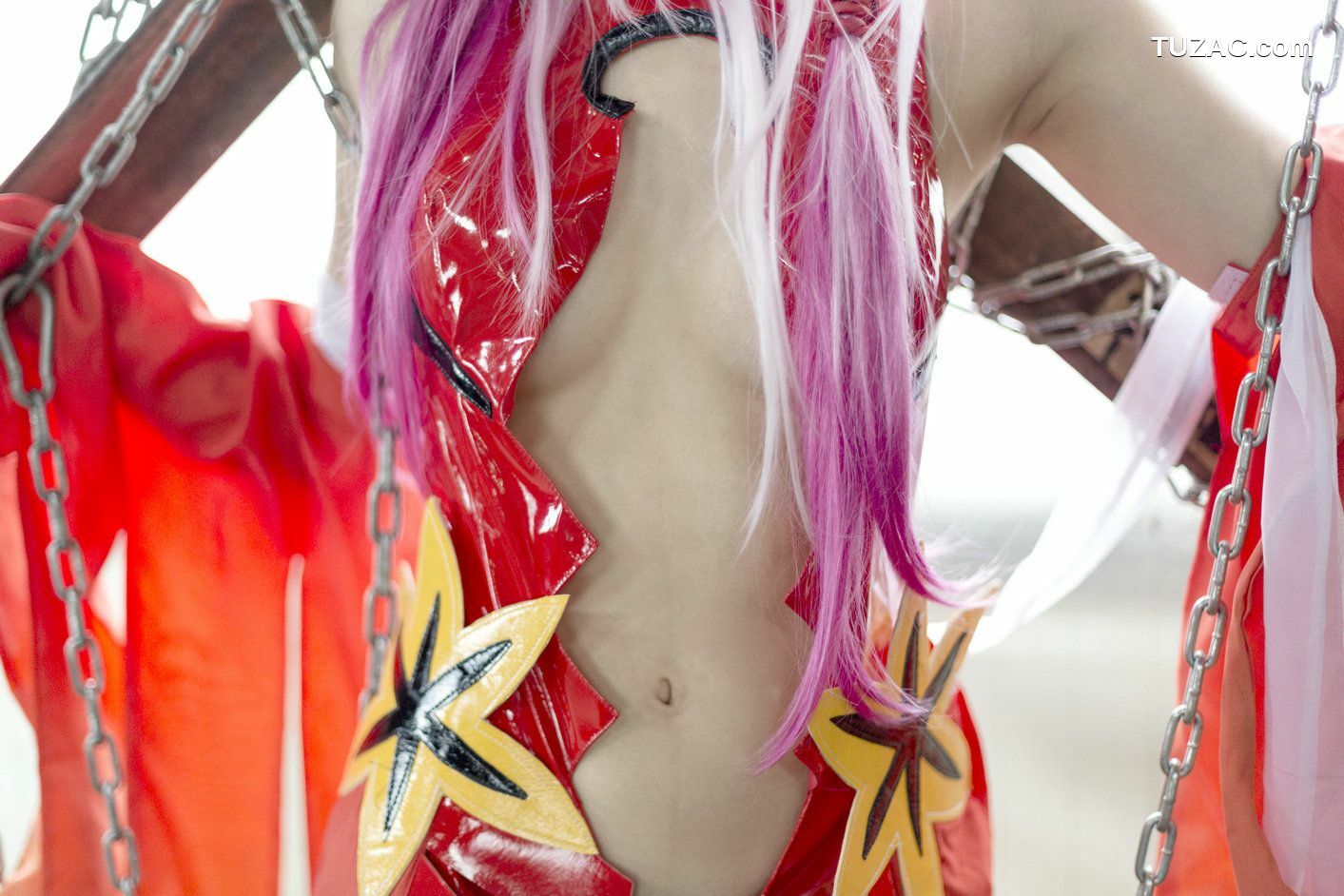 日本CosPlay_うさ吉 《Guilty Crown》Yuzuriha Inori 写真集[100P]