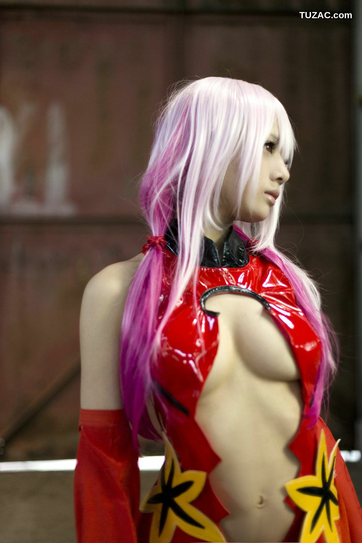 日本CosPlay_うさ吉 《Guilty Crown》Yuzuriha Inori 写真集[100P]