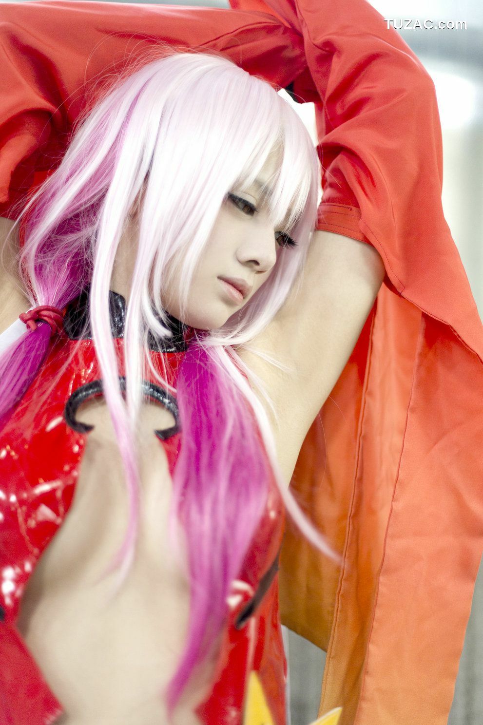 日本CosPlay_うさ吉 《Guilty Crown》Yuzuriha Inori 写真集[100P]