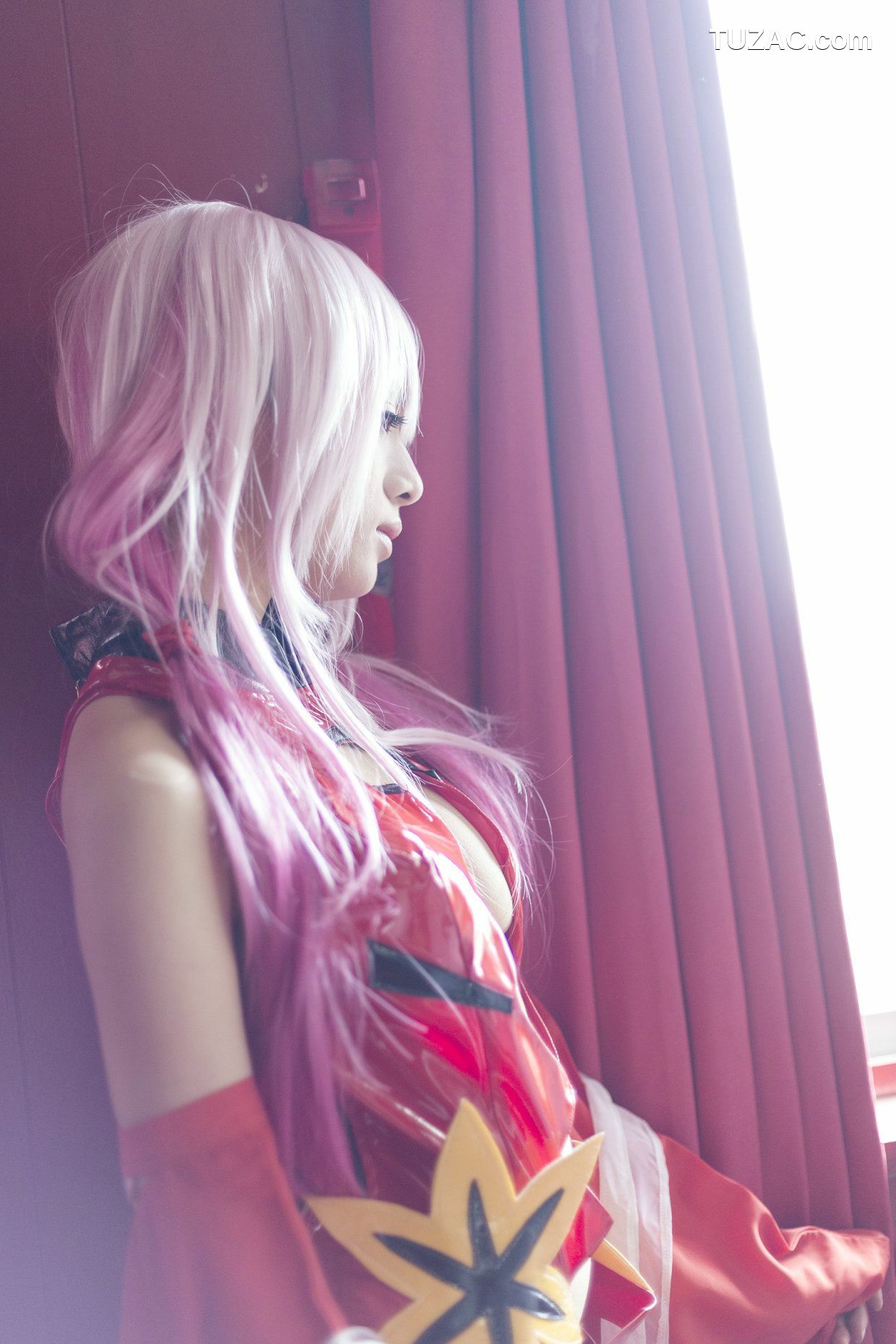 日本CosPlay_うさ吉 《Guilty Crown》Yuzuriha Inori 写真集[100P]