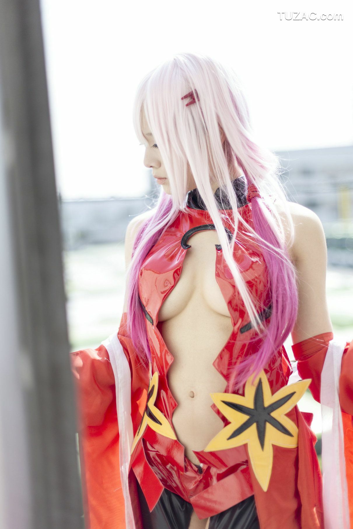 日本CosPlay_うさ吉 《Guilty Crown》Yuzuriha Inori 写真集[100P]