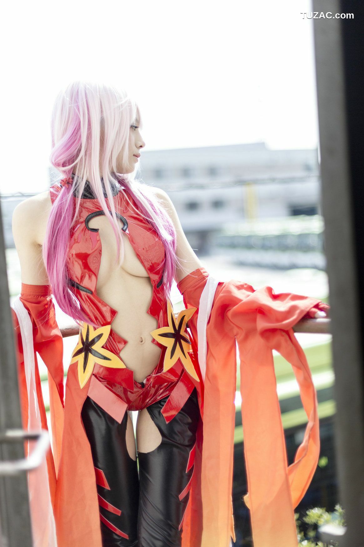 日本CosPlay_うさ吉 《Guilty Crown》Yuzuriha Inori 写真集[100P]