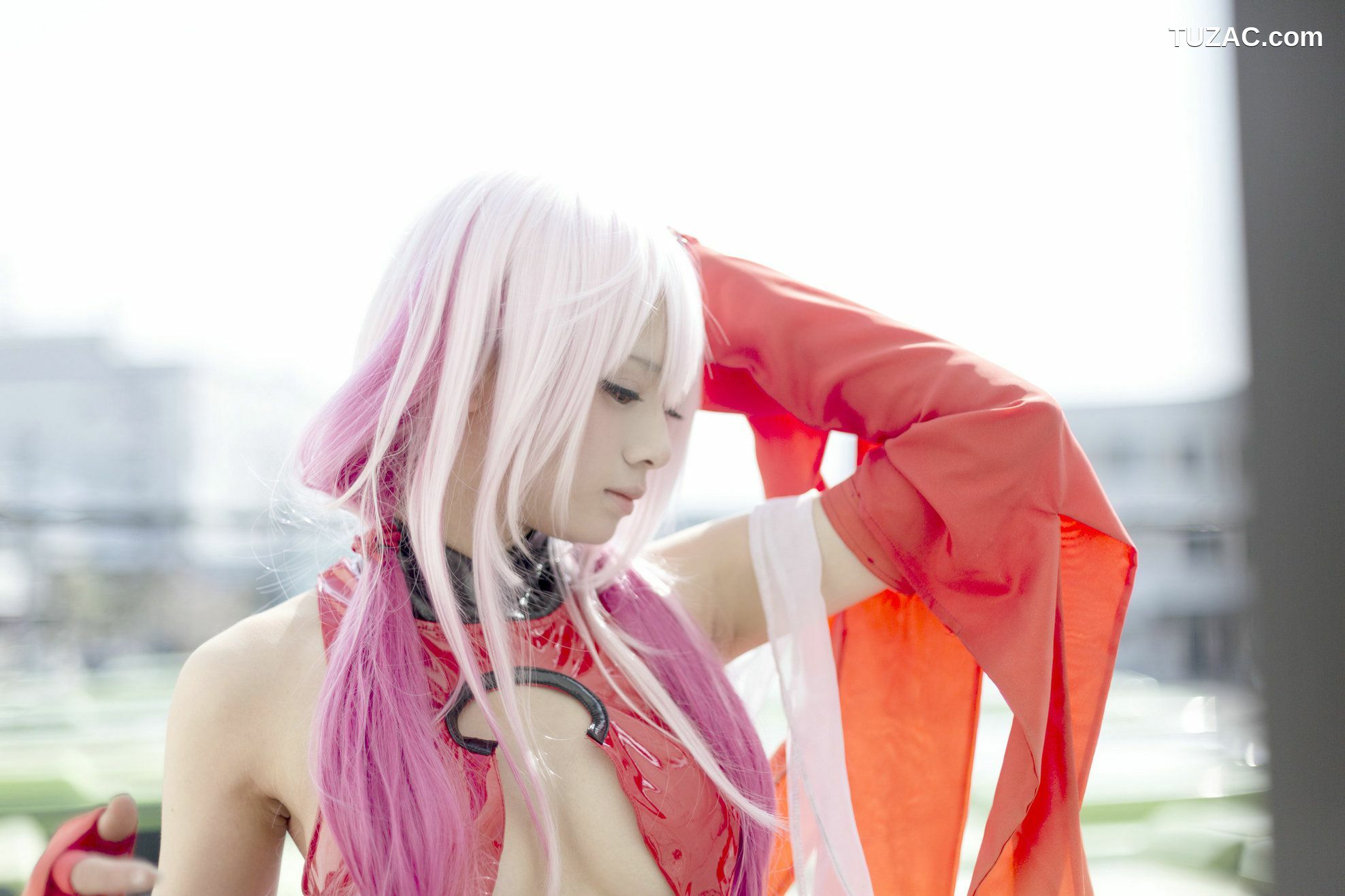 日本CosPlay_うさ吉 《Guilty Crown》Yuzuriha Inori 写真集[100P]