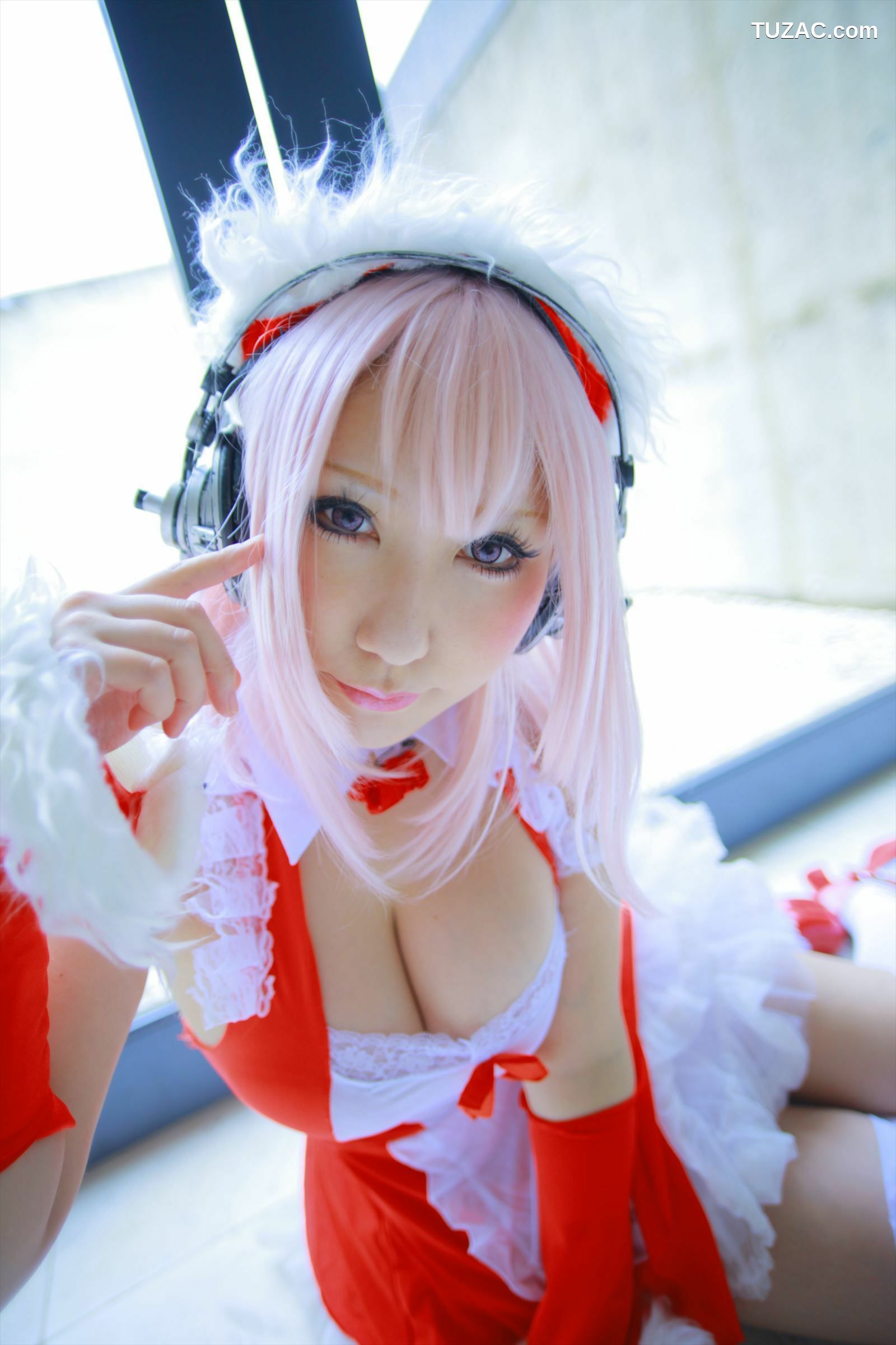 日本CosPlay_サク (Saku) 《Sonicomi》Super Sonico 写真集[130P]