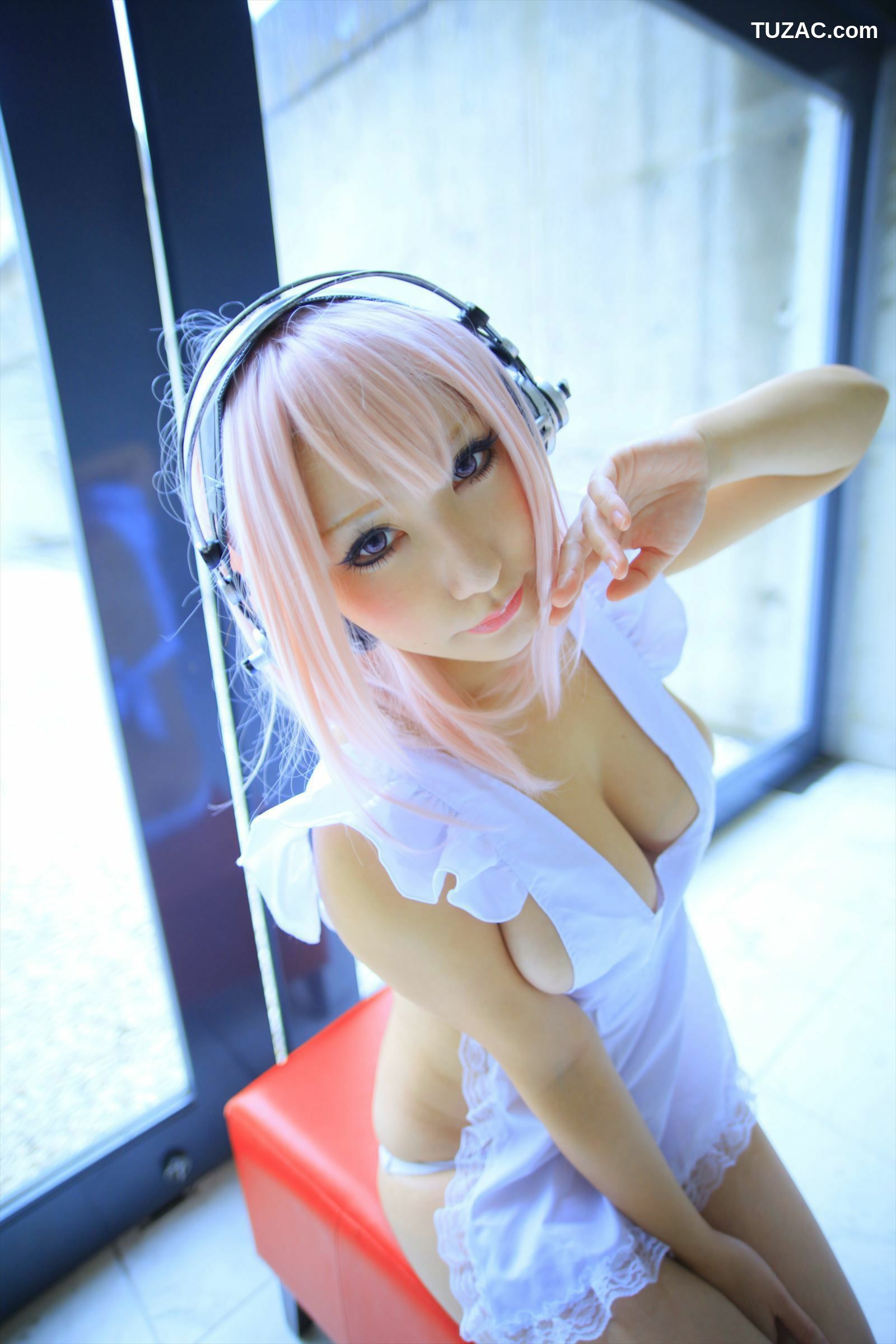 日本CosPlay_サク (Saku) 《Sonicomi》Super Sonico 写真集[130P]