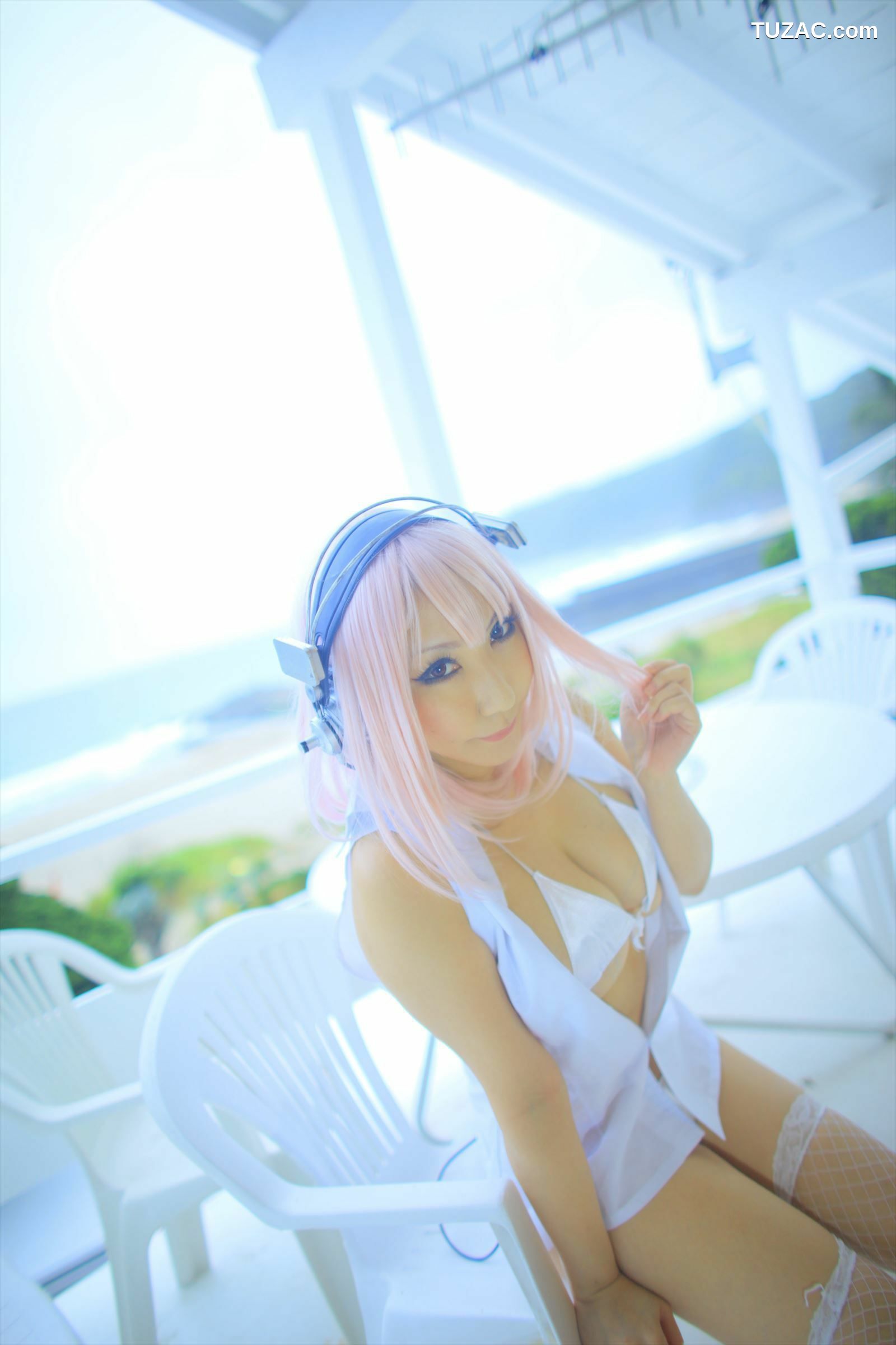 日本CosPlay_サク (Saku) 《Sonicomi》Super Sonico 写真集[130P]