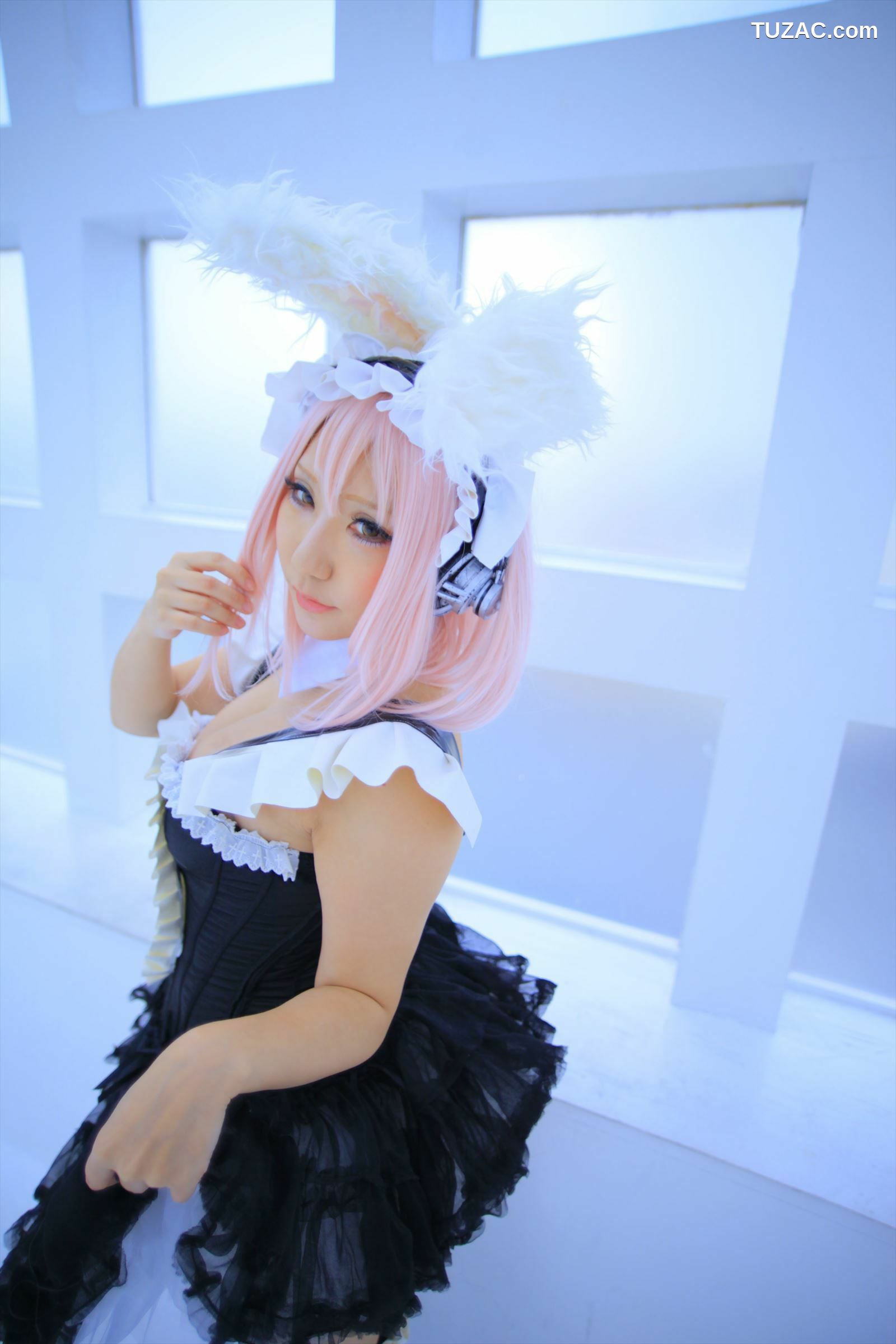 日本CosPlay_サク (Saku) 《Sonicomi》Super Sonico 写真集[130P]