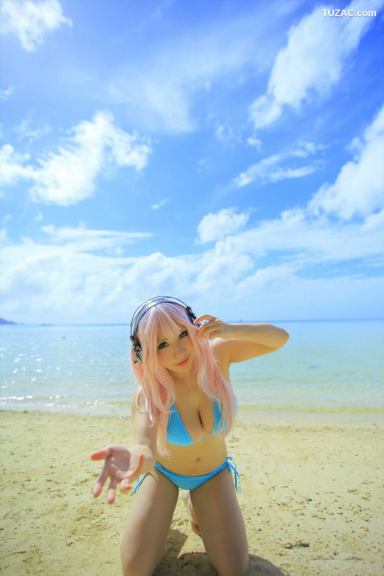 日本CosPlay_サク (Saku) 《Sonicomi》Super Sonico 写真集[130P]