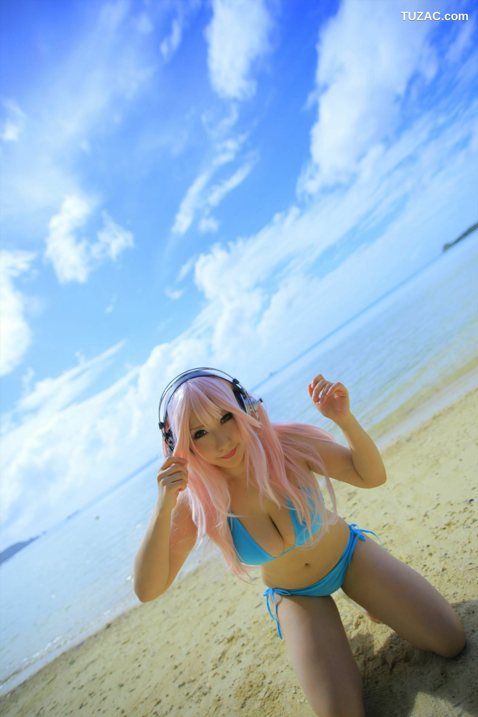 日本CosPlay_サク (Saku) 《Sonicomi》Super Sonico 写真集[130P]