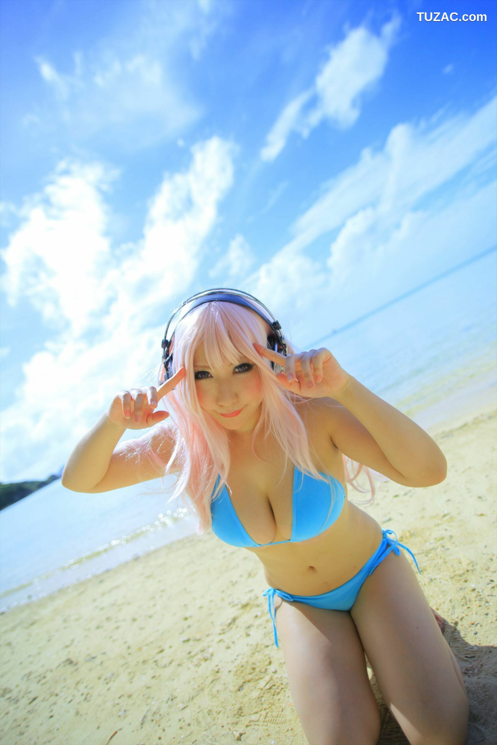 日本CosPlay_サク (Saku) 《Sonicomi》Super Sonico 写真集[130P]