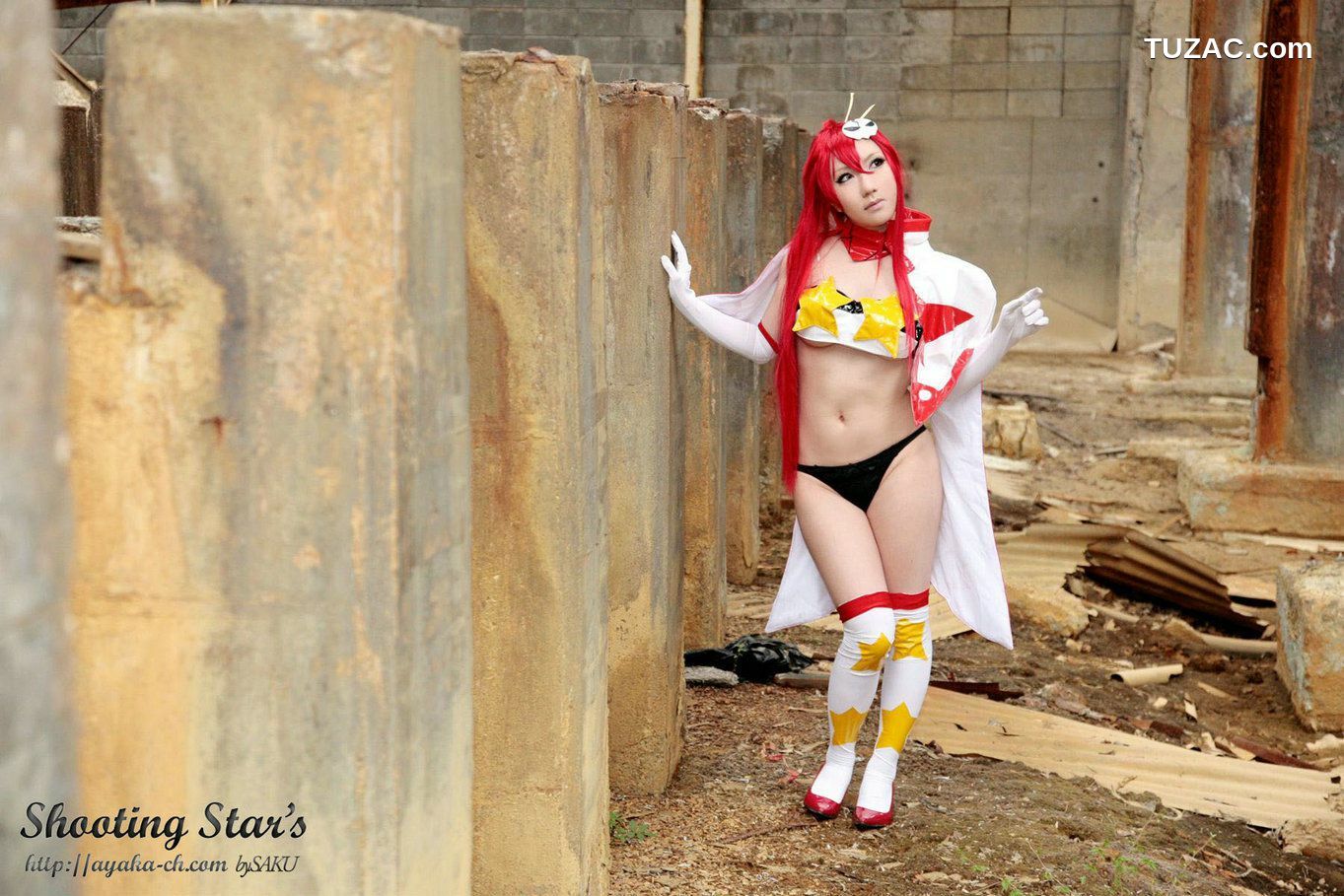 日本CosPlay_サク (Saku) 《Tengen Toppa Gurren Lagann》Youko 写真集[100P]