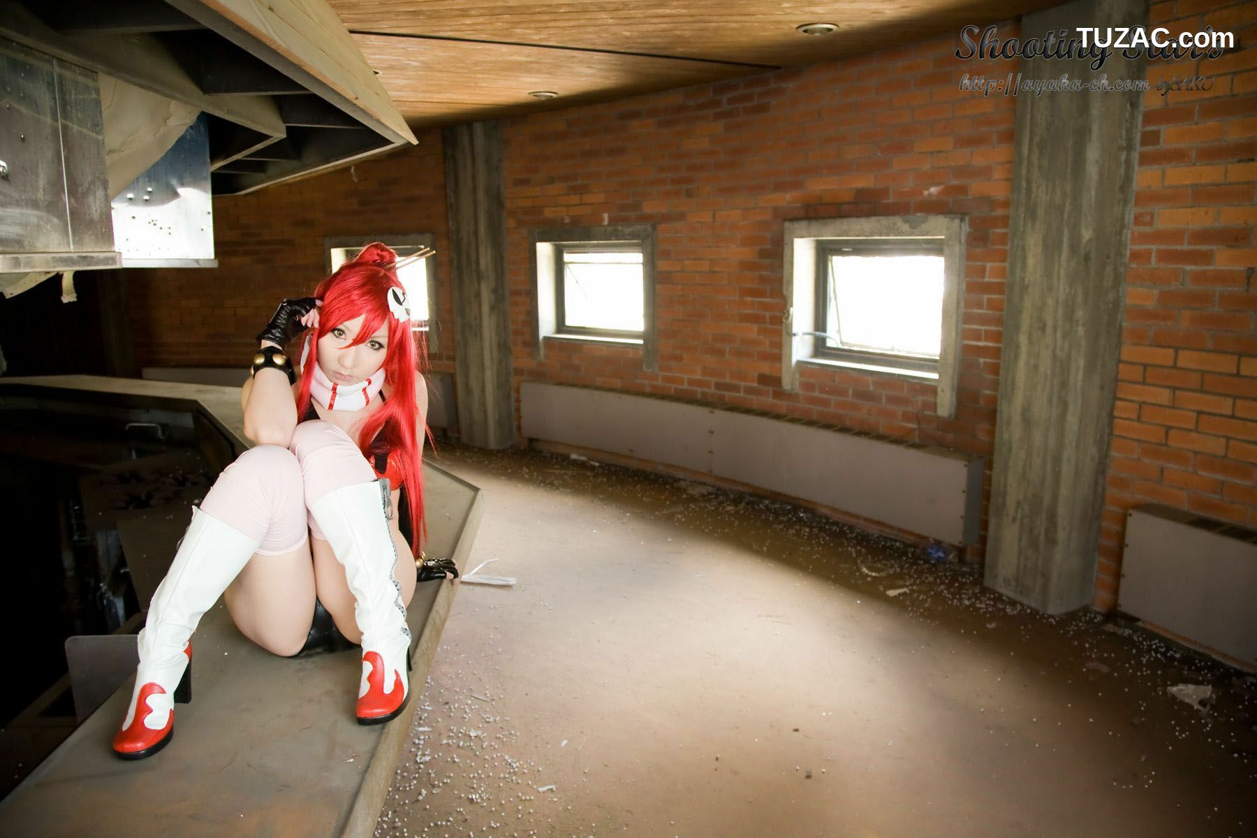 日本CosPlay_サク (Saku) 《Tengen Toppa Gurren Lagann》Youko 写真集[100P]