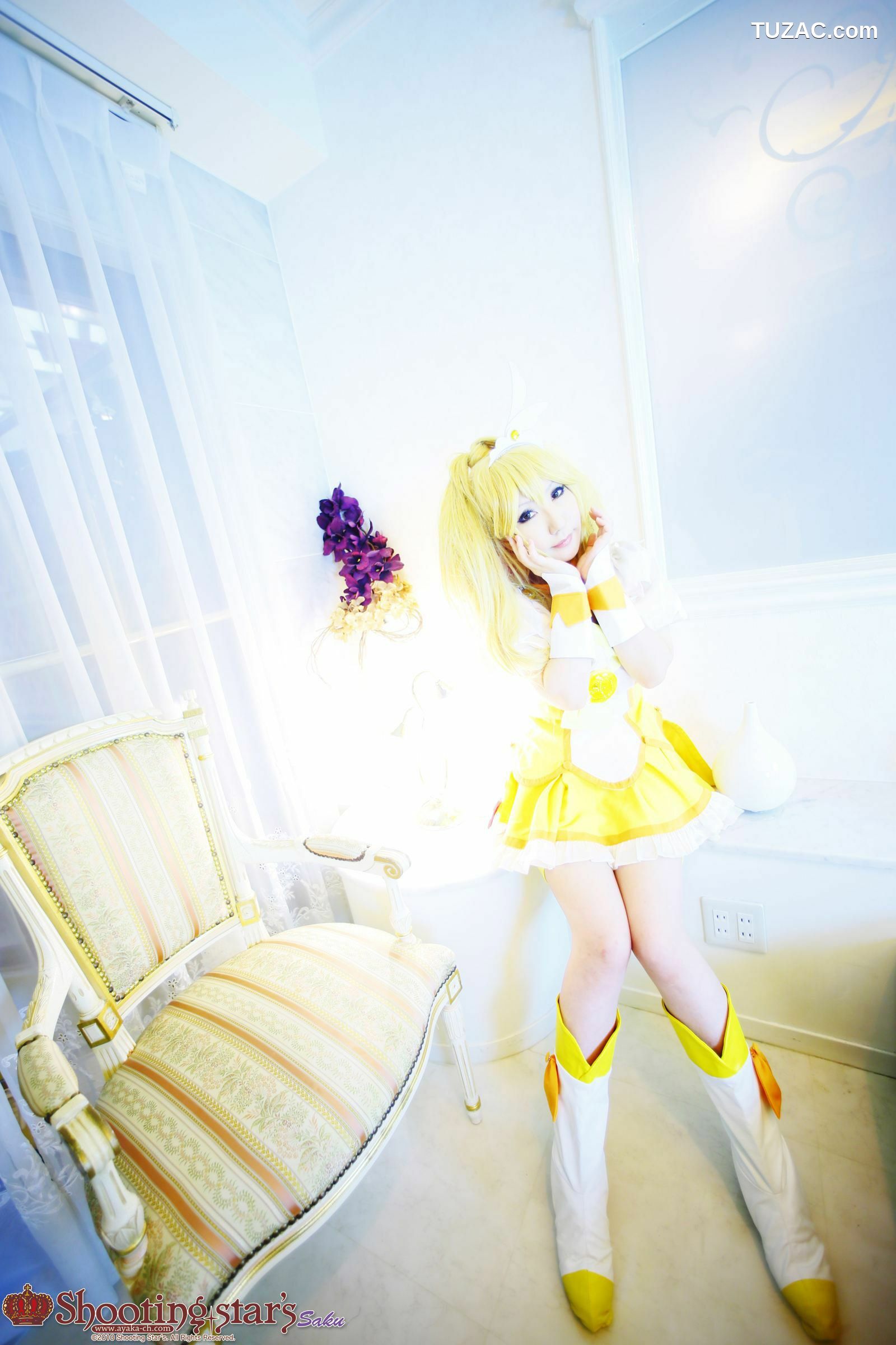 日本CosPlay_サク (Saku) 《光之美少女》Cure Peace+Cure Beauty 写真集