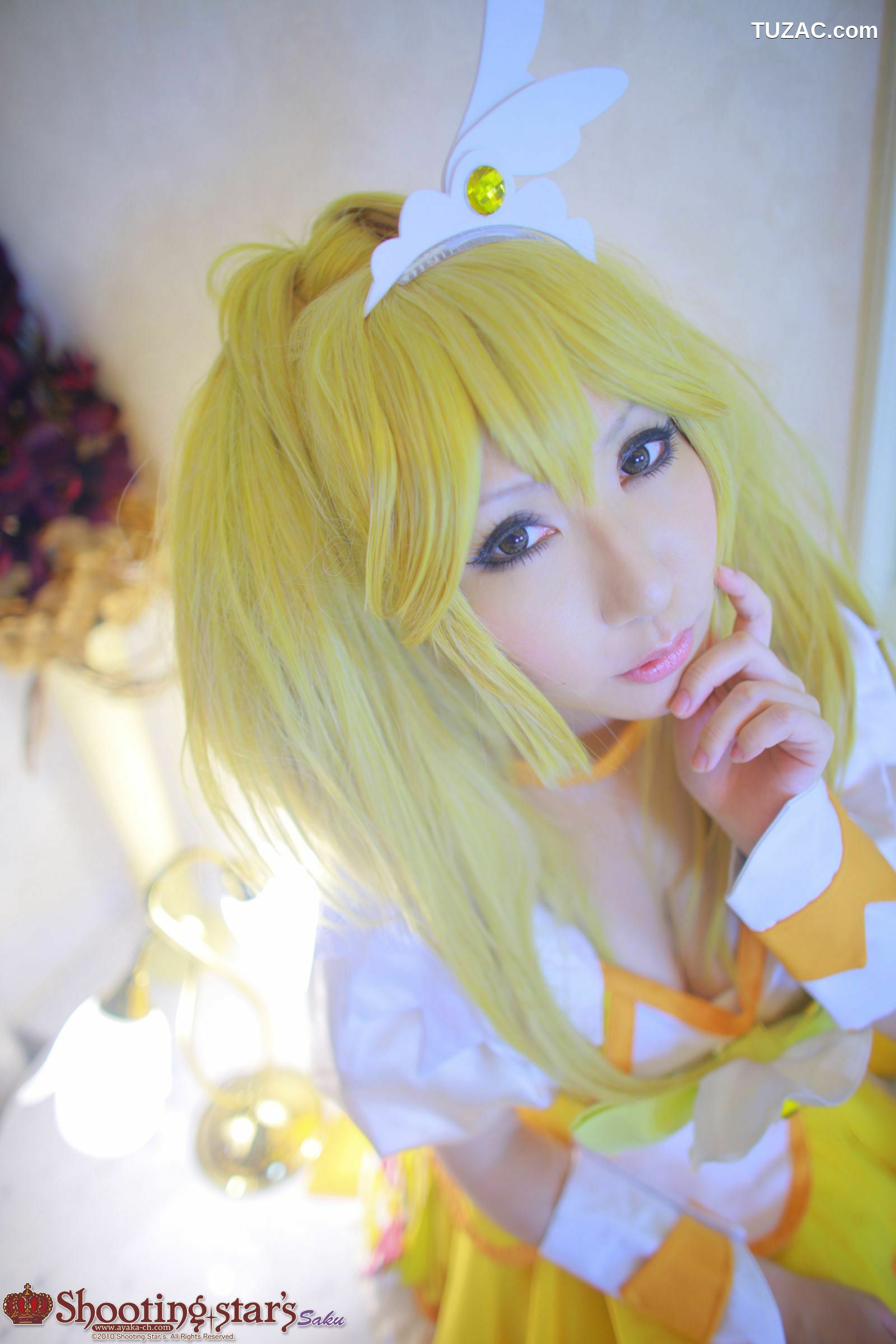 日本CosPlay_サク (Saku) 《光之美少女》Cure Peace+Cure Beauty 写真集