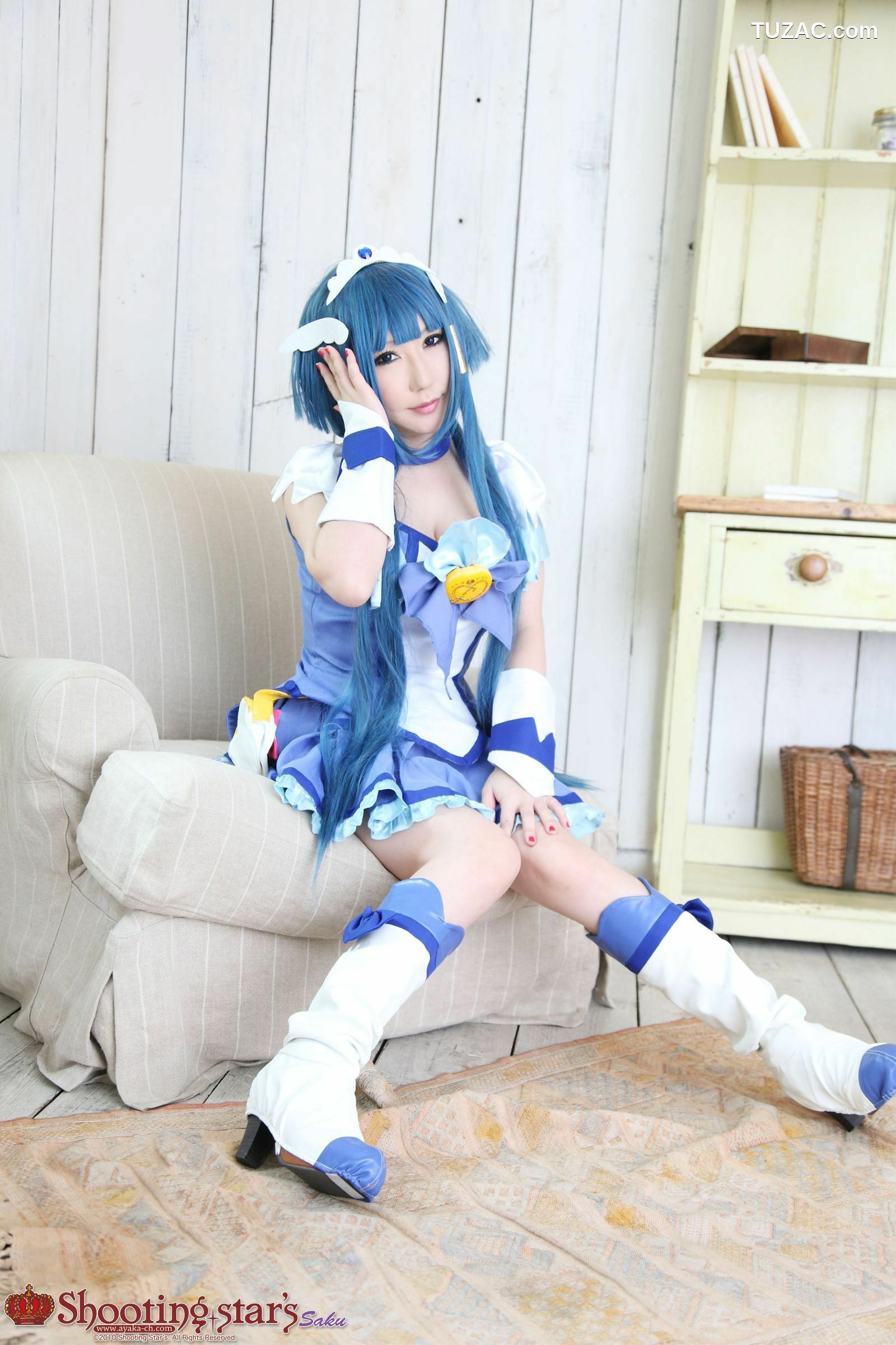 日本CosPlay_サク (Saku) 《光之美少女》Cure Peace+Cure Beauty 写真集