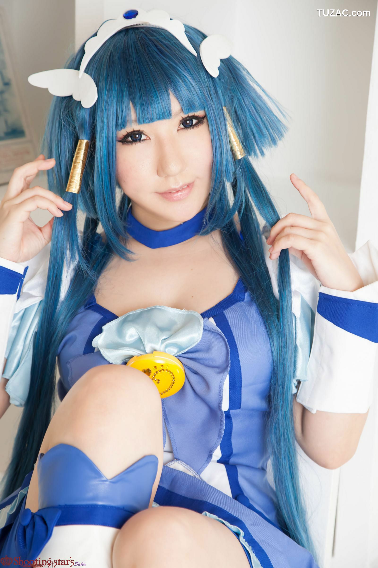 日本CosPlay_サク (Saku) 《光之美少女》Cure Peace+Cure Beauty 写真集