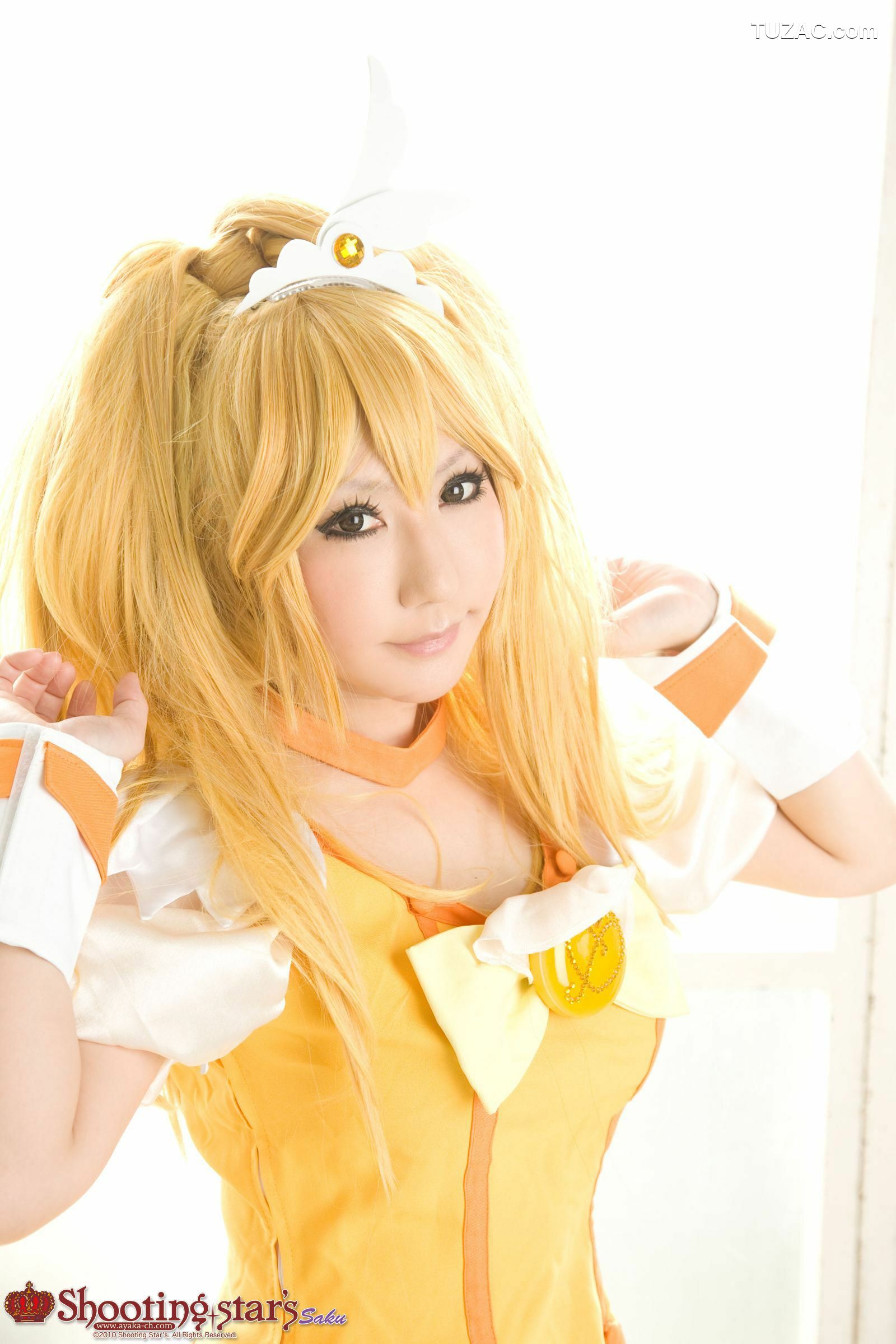 日本CosPlay_サク (Saku) 《光之美少女》Cure Peace+Cure Beauty 写真集