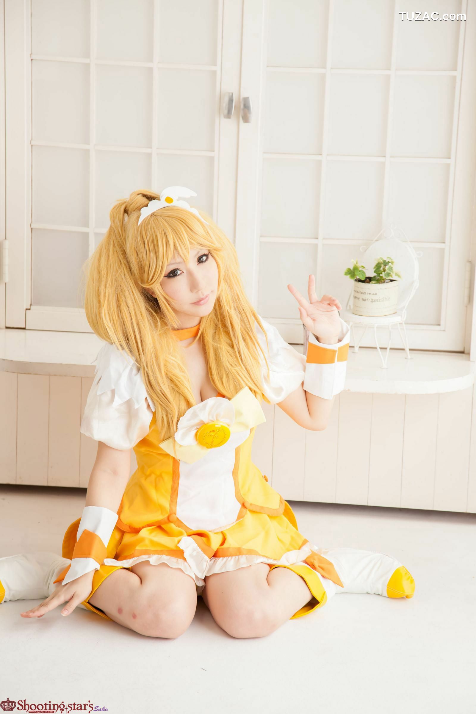 日本CosPlay_サク (Saku) 《光之美少女》Cure Peace+Cure Beauty 写真集