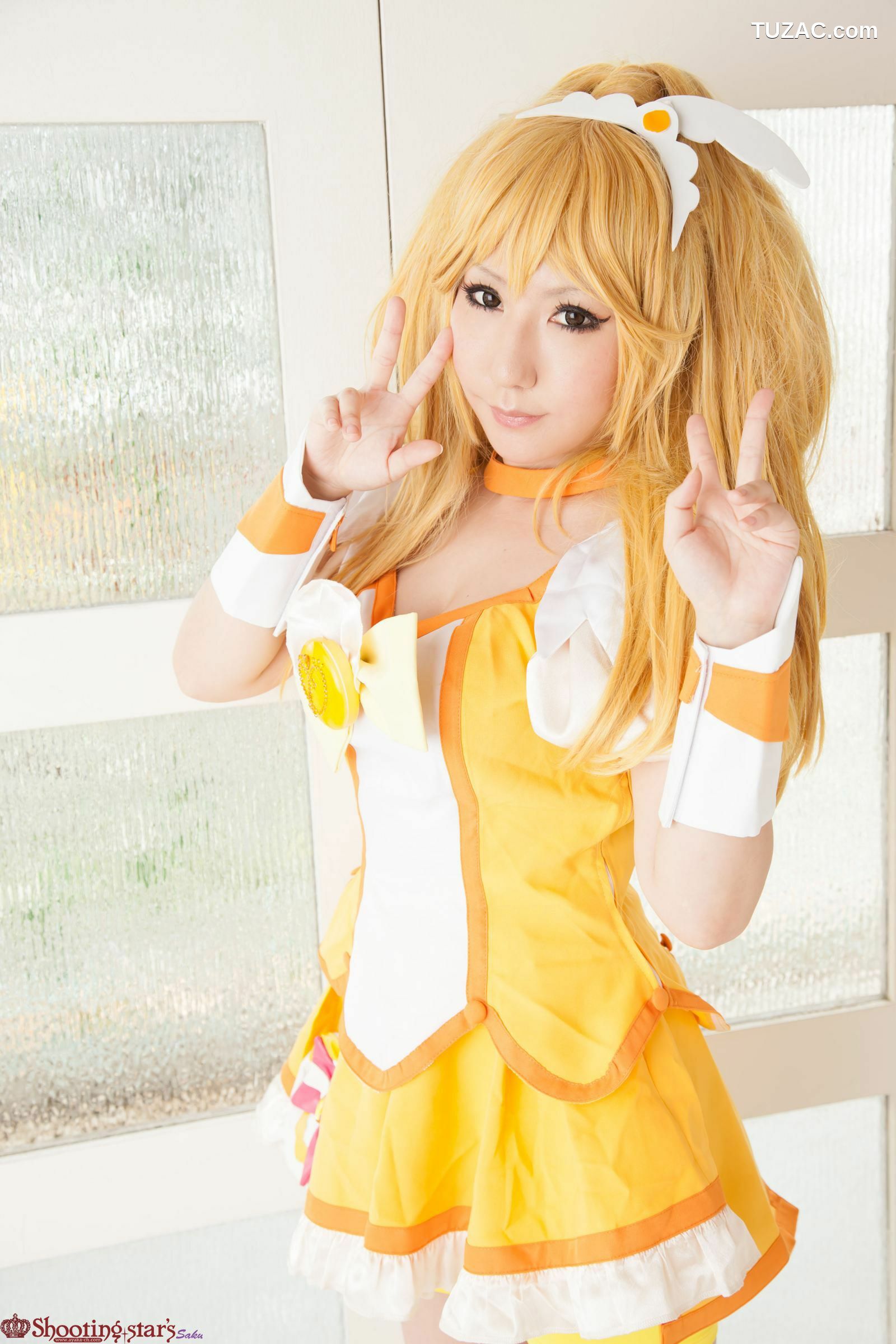 日本CosPlay_サク (Saku) 《光之美少女》Cure Peace+Cure Beauty 写真集