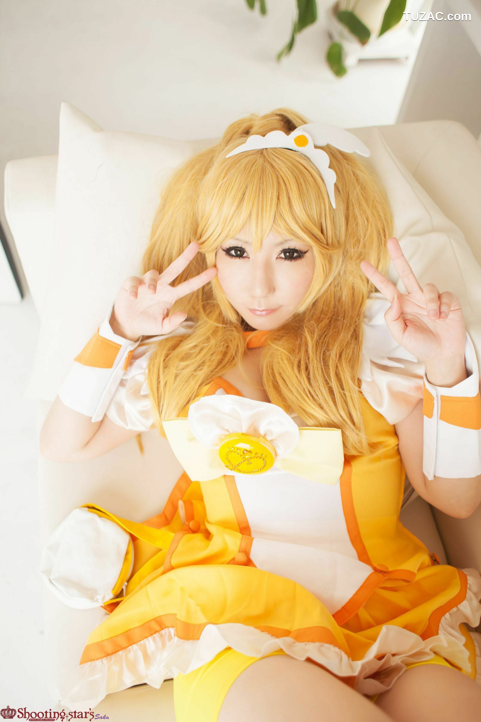 日本CosPlay_サク (Saku) 《光之美少女》Cure Peace+Cure Beauty 写真集