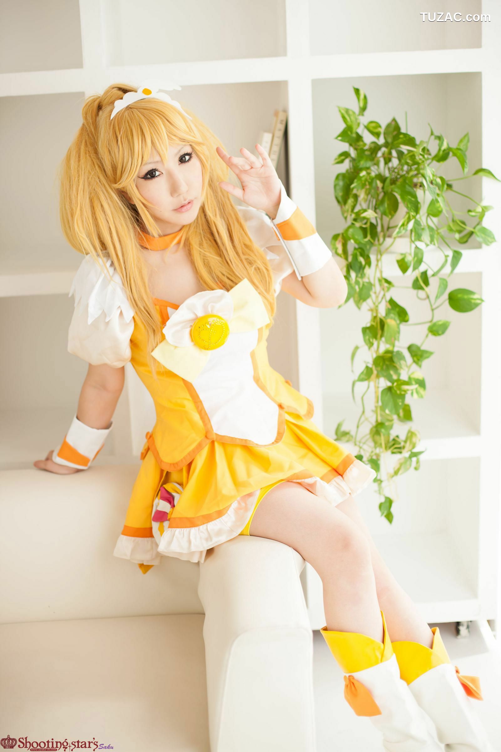 日本CosPlay_サク (Saku) 《光之美少女》Cure Peace+Cure Beauty 写真集