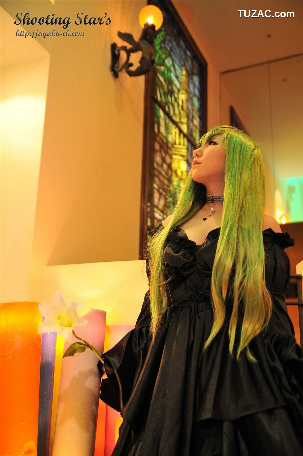 日本CosPlay_サク (绫香) 《Code Geass》C.C.+Euphemia li Britannia 写真集[66P]