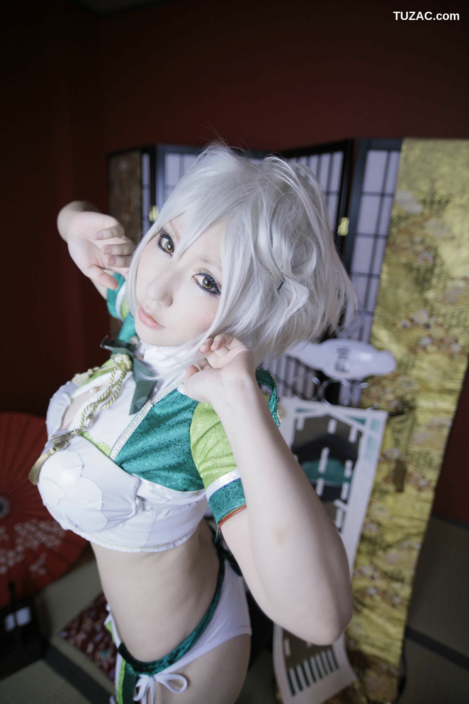 日本CosPlay_サク (绫香) 《Kantai Collection》Unryuu+Zuikaku+Syoukaku 写真集[100P]